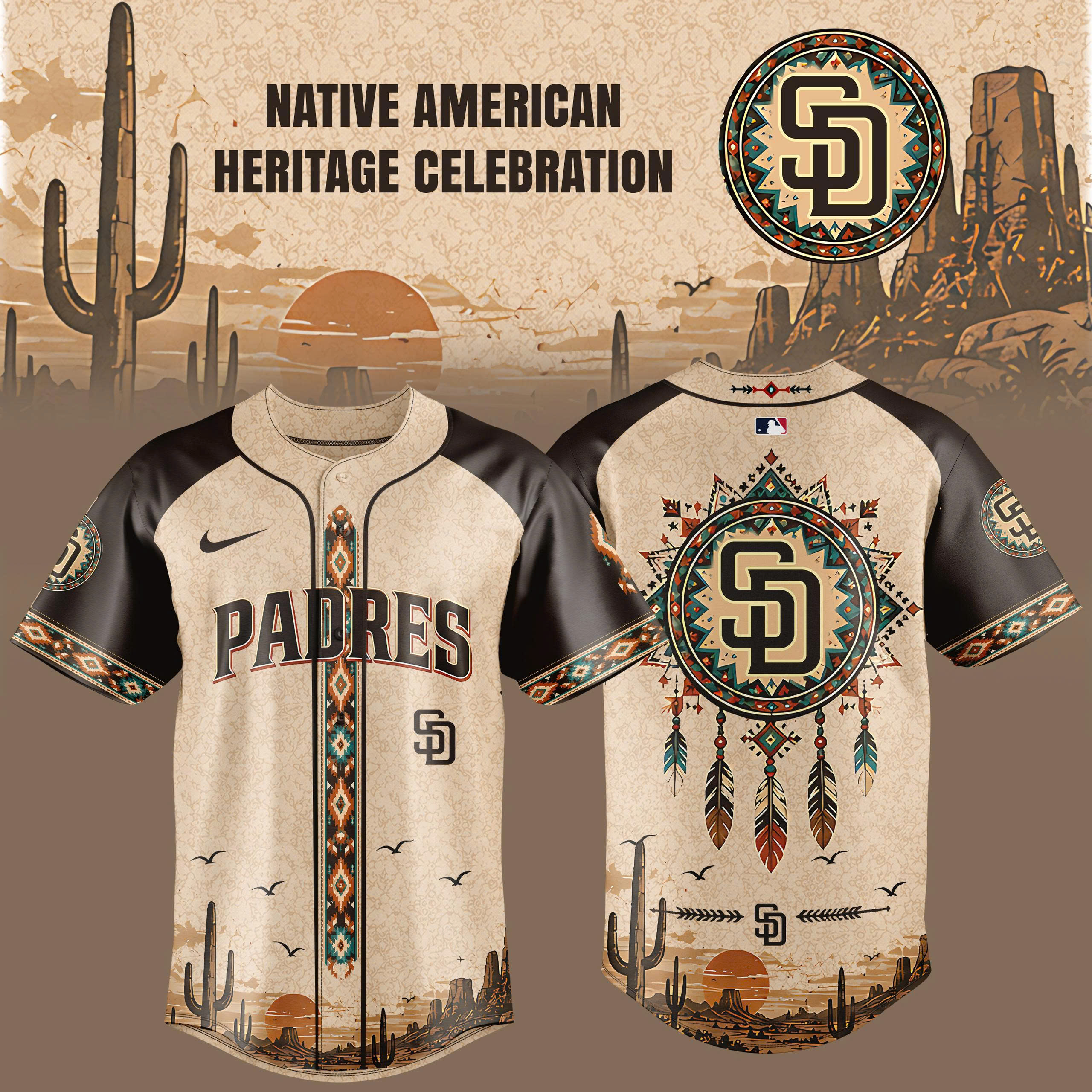San Diego Padres Native American Heritage Celebration 2026 Limited Edition Tshirt | Cap | Jogger
