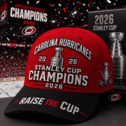 Alternative view of Carolina Hurricanes 2026 Stanley Cup Caniacs Forever | Hockey Jersey