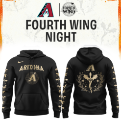 Arizona Diamondbacks Fourth Wings Night Limited Edition Hoodie| Cap | Jogger (Copy)