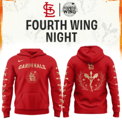 St.Louis Cardinals Fourth Wings Night Limited Edition Hoodie| Cap | Jogger