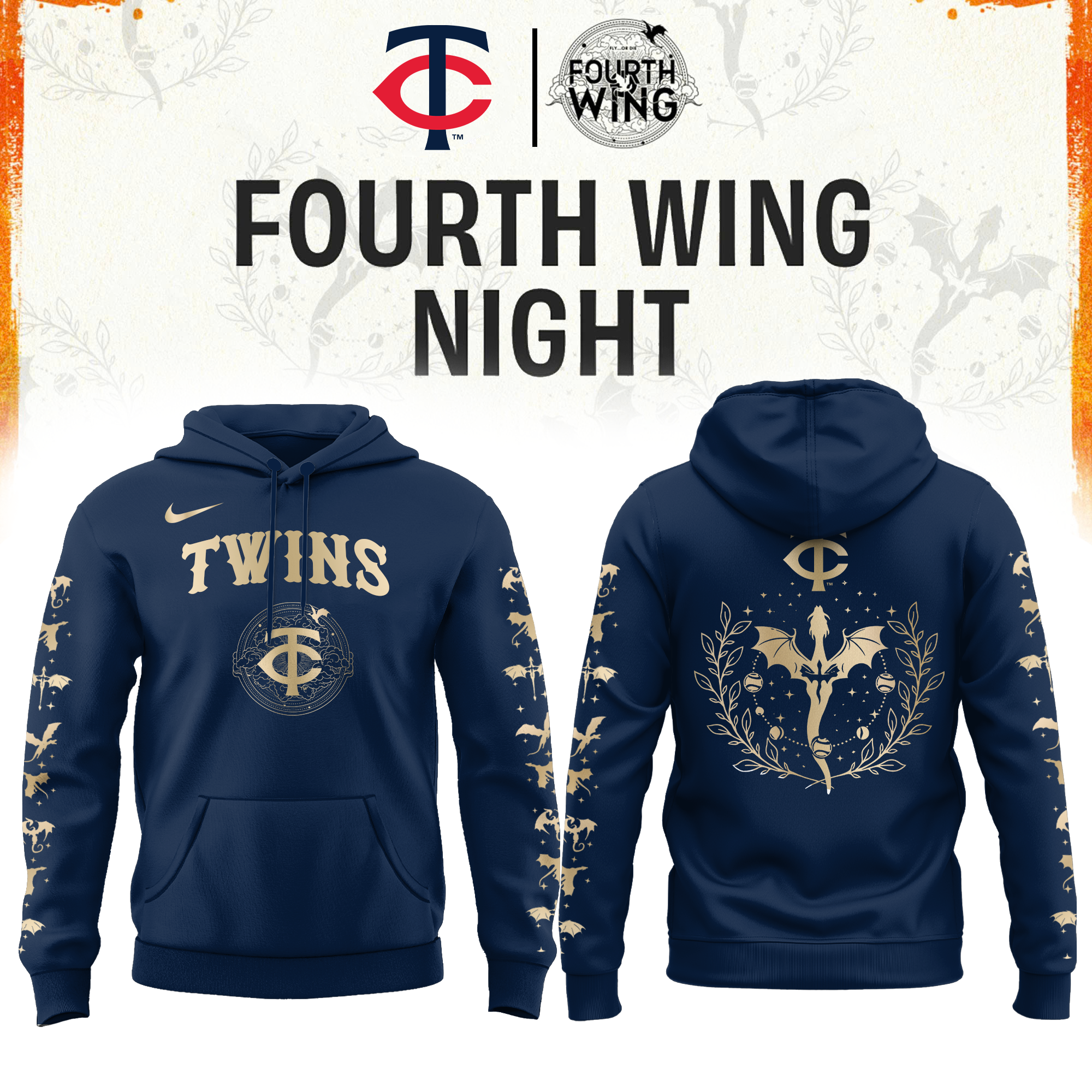 Minnesota Twins Wings Night Limited Edition Hoodie| Cap | Jogger