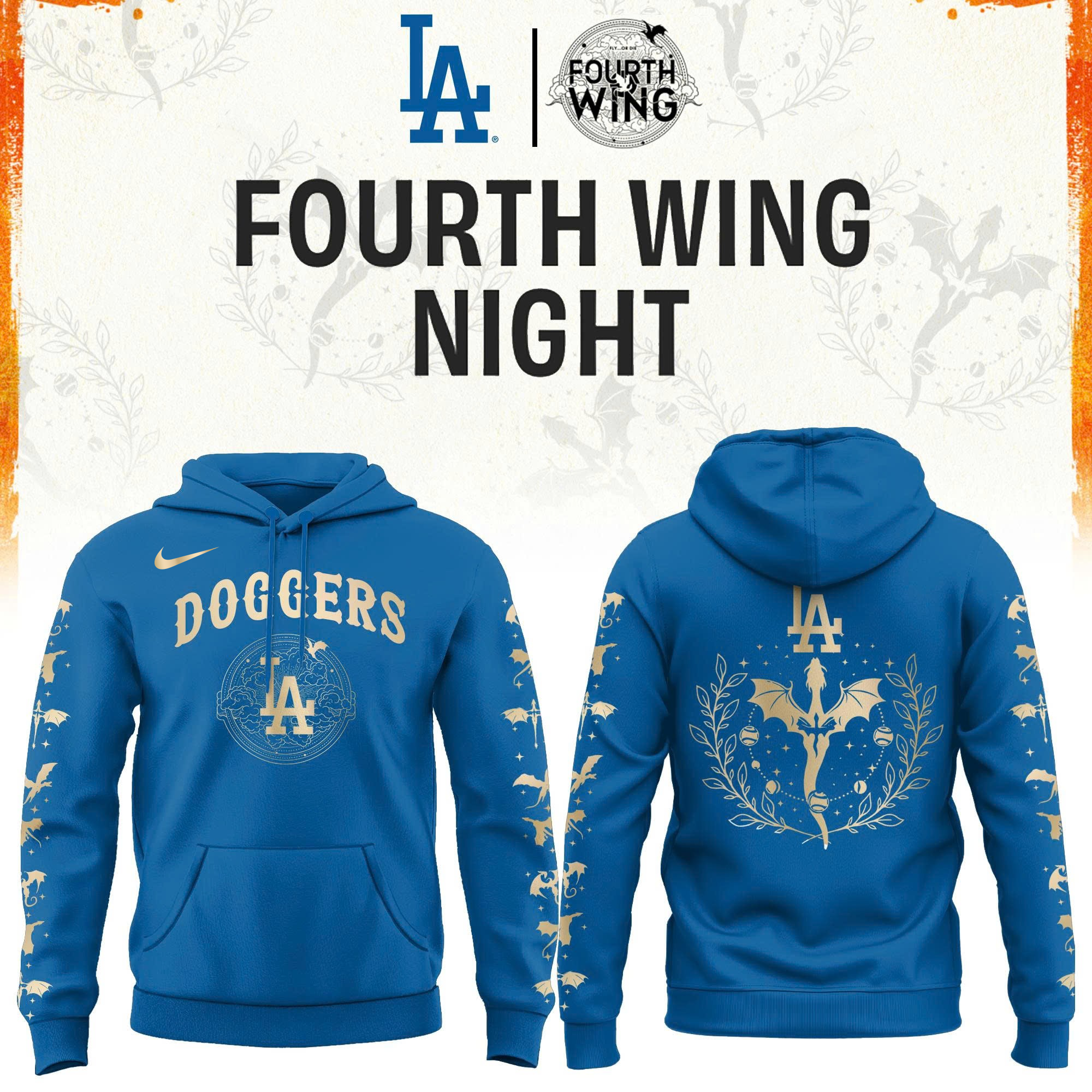 Los Angeles Dodgers Fourth Wings Night Limited Edition Hoodie