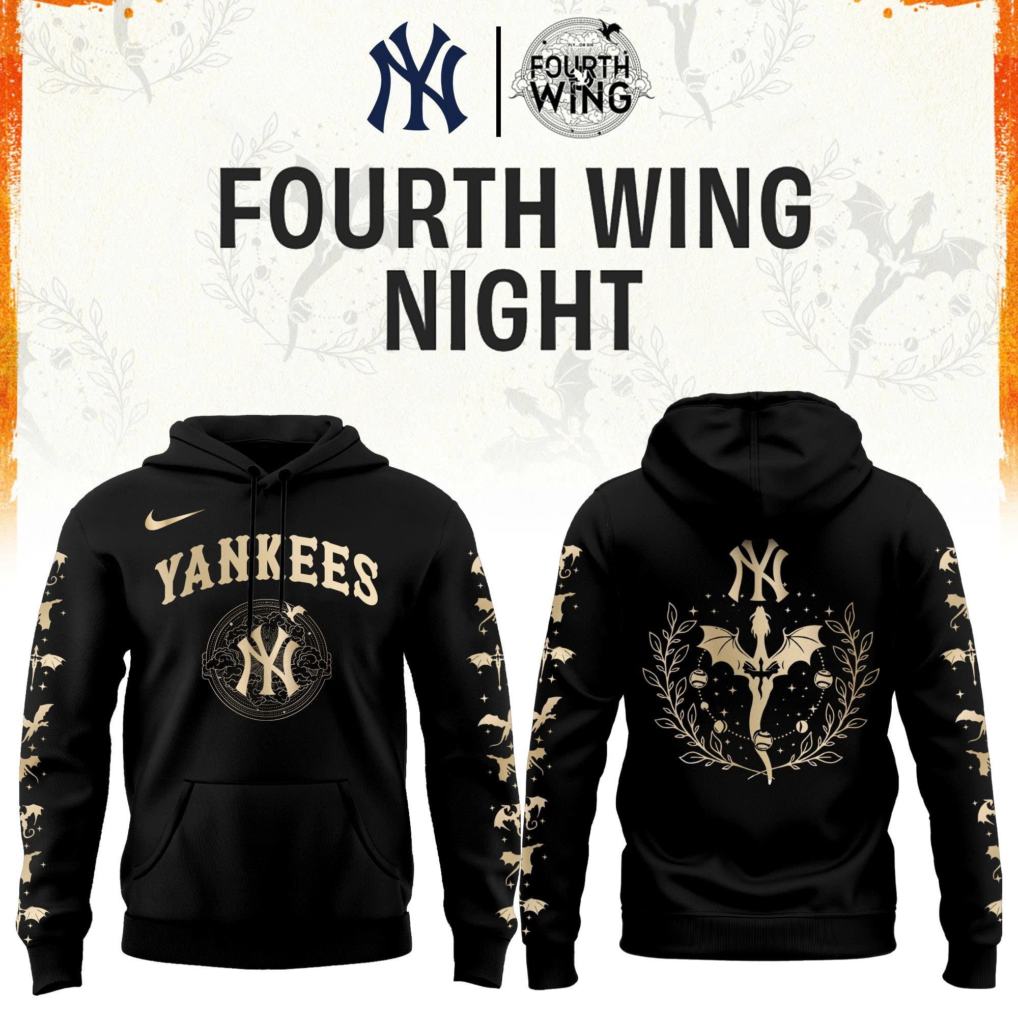 New York Yankees Wings Night Limited Edition Hoodie| Cap | Jogger