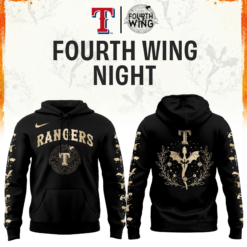 Texas Rangers Fourth Wings Night Limited Edition Hoodie| Cap | Jogger