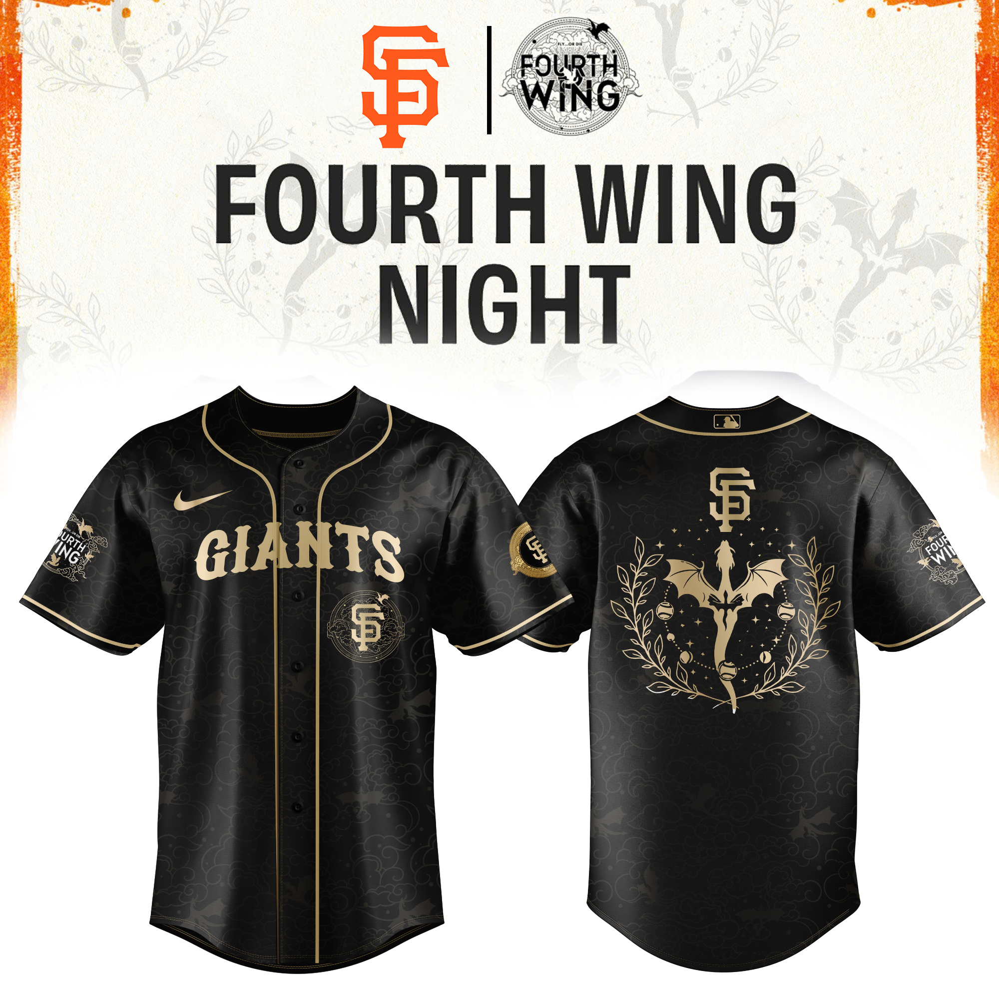 San Francisco Giants Fourth Wings Night Limited Edition Jersey| Cap | Jogger