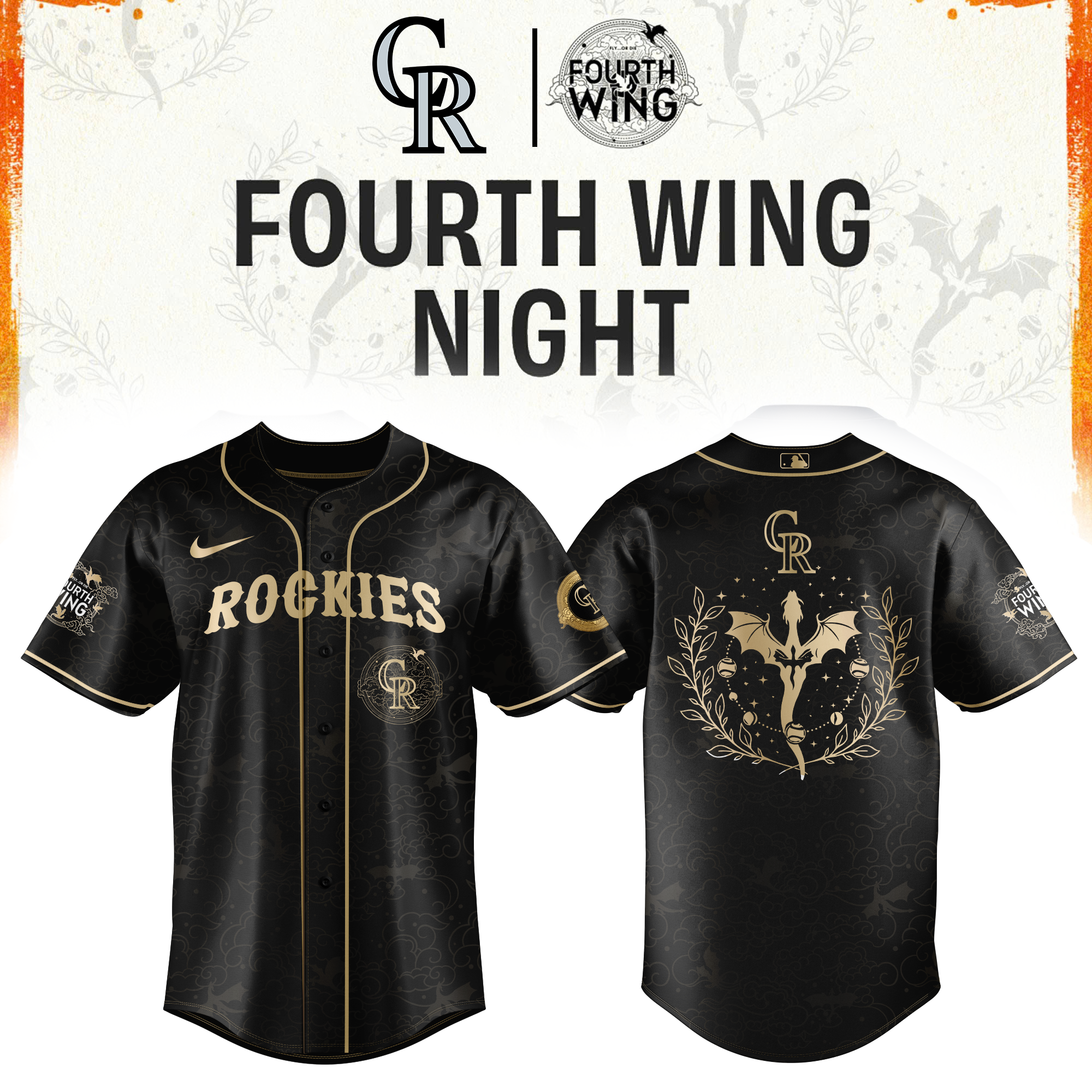 Colorado Rockies Fourth Wings Night Limited Edition Jersey| Cap | Jogger