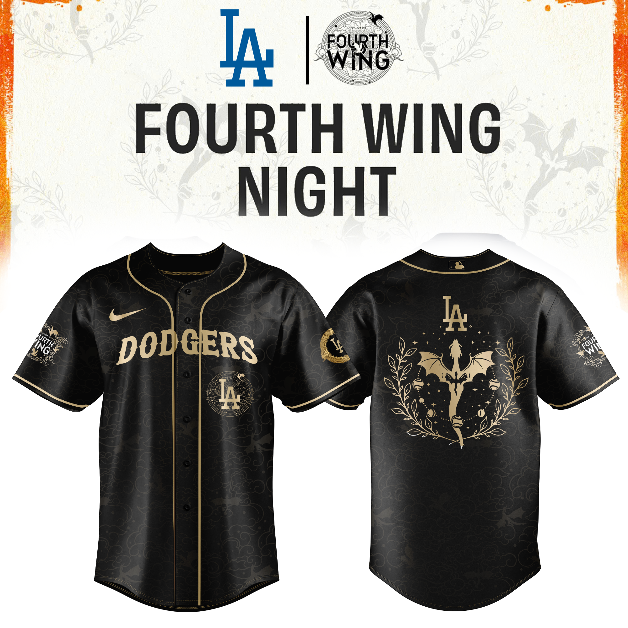 Los Angeles Dodgers Fourth Wings Night Limited Edition Jersey