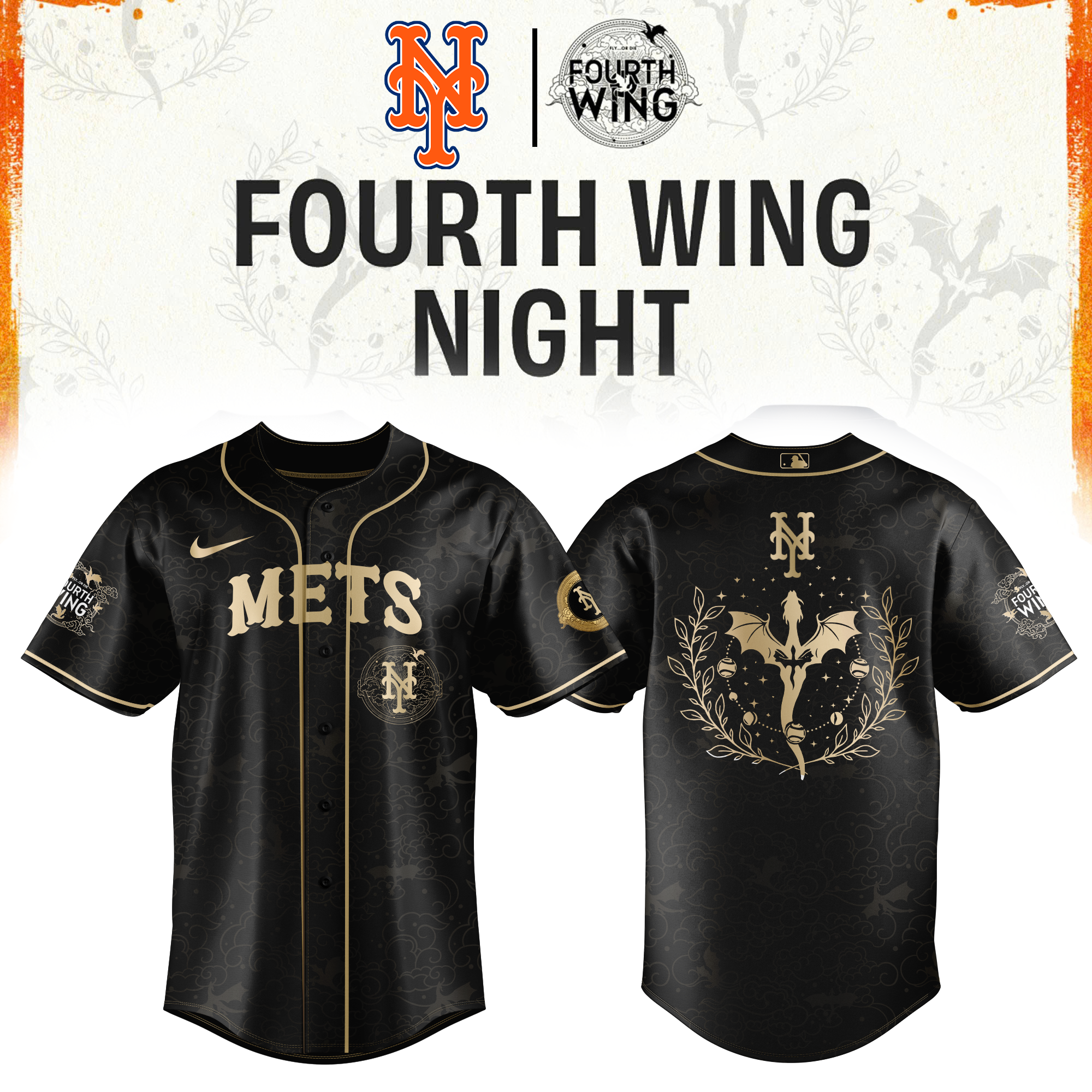New York Mets Fourth Wings Night Limited Edition Jersey| Cap | Jogger