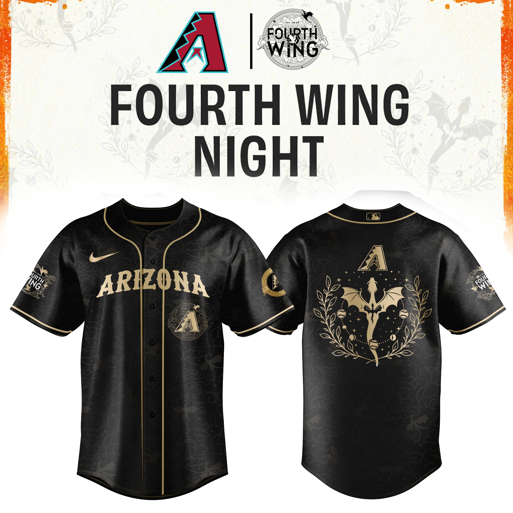 Arizona Diamondbacks Fourth Wings Night Limited Edition Jersey| Cap | Jogger