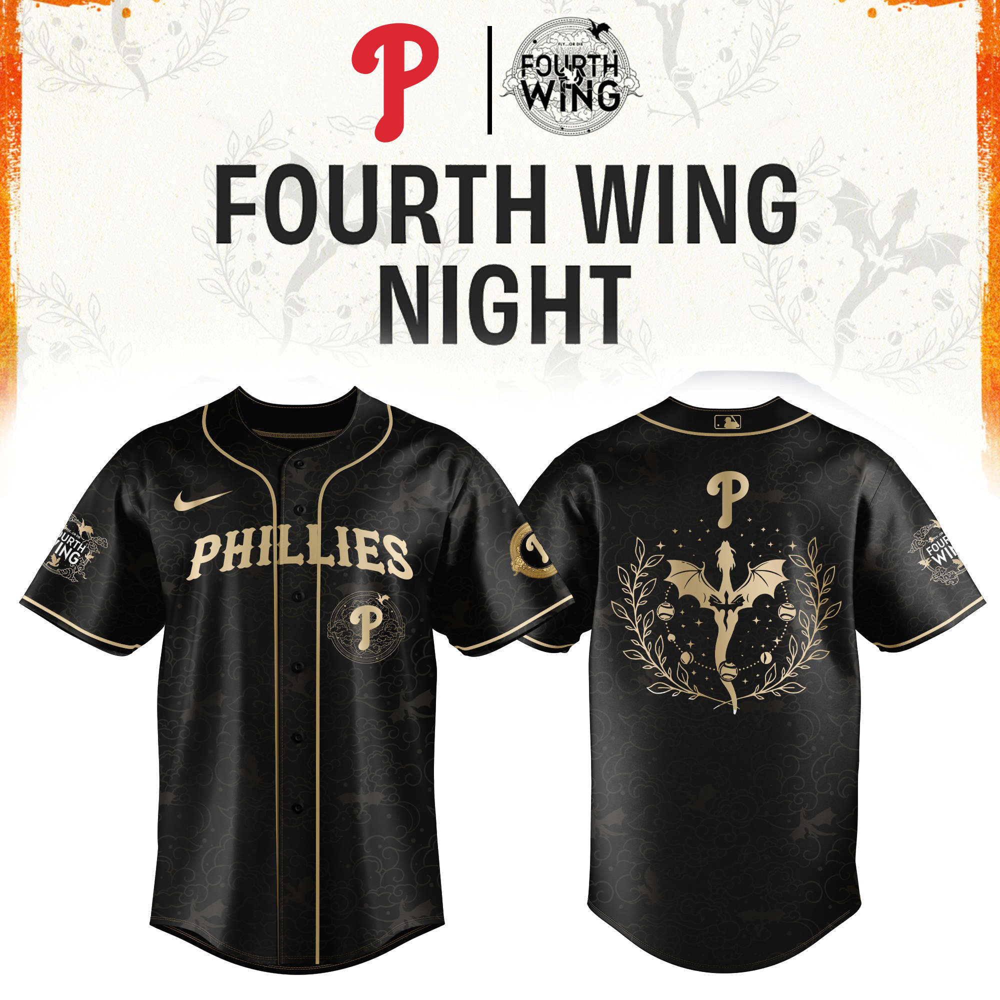 Philadelphia Phillies Fourth Wings Night Limited Edition Jersey| Cap | Jogger