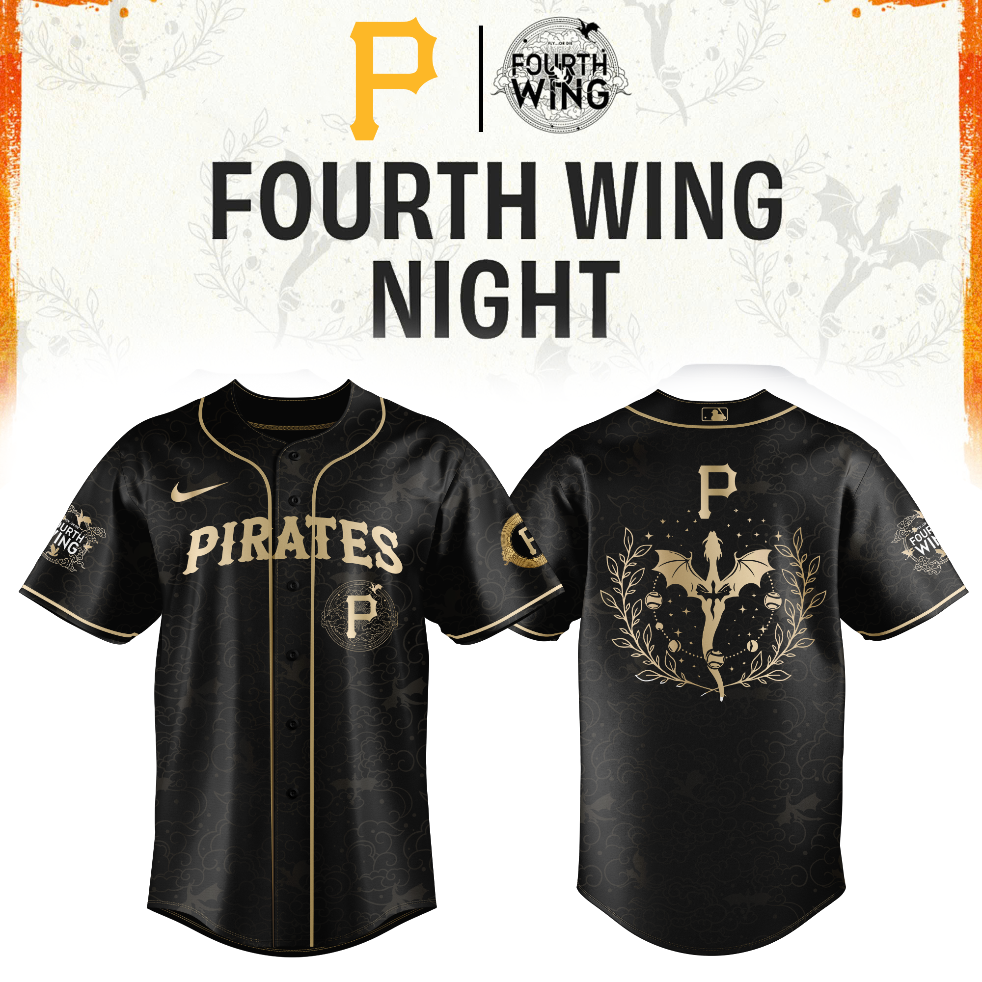 Pittsburgh Pirates Fourth Wings Night Limited Edition Jersey| Cap | Jogger