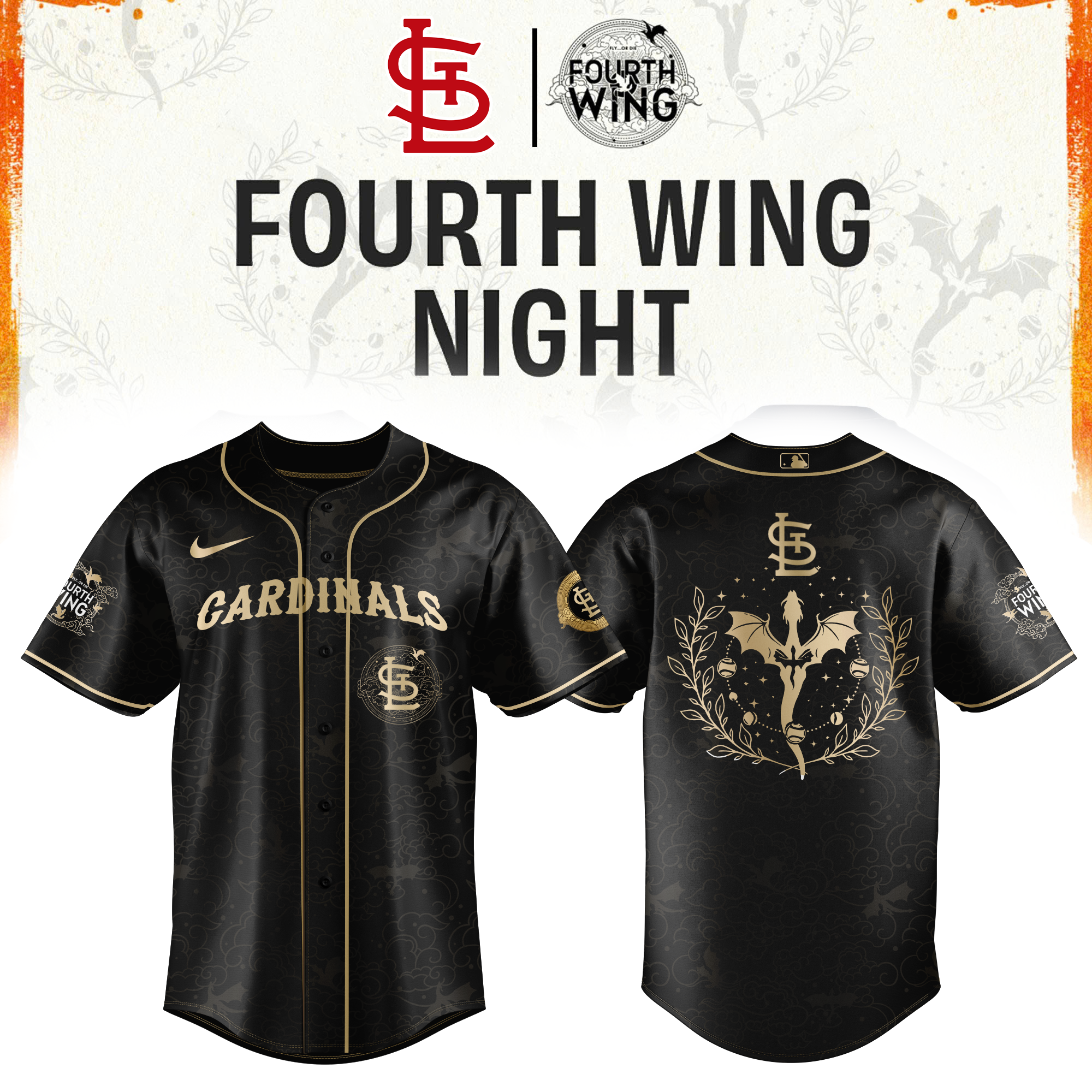 St.Louis Cardinals Fourth Wings Night Limited Edition Jersey| Cap | Jogger