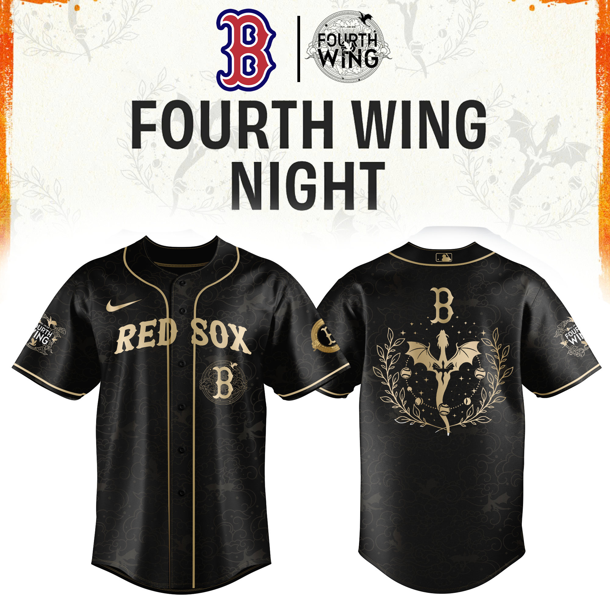 BS Sox Baseball Fourth Wings Night Limited Edition Jersey