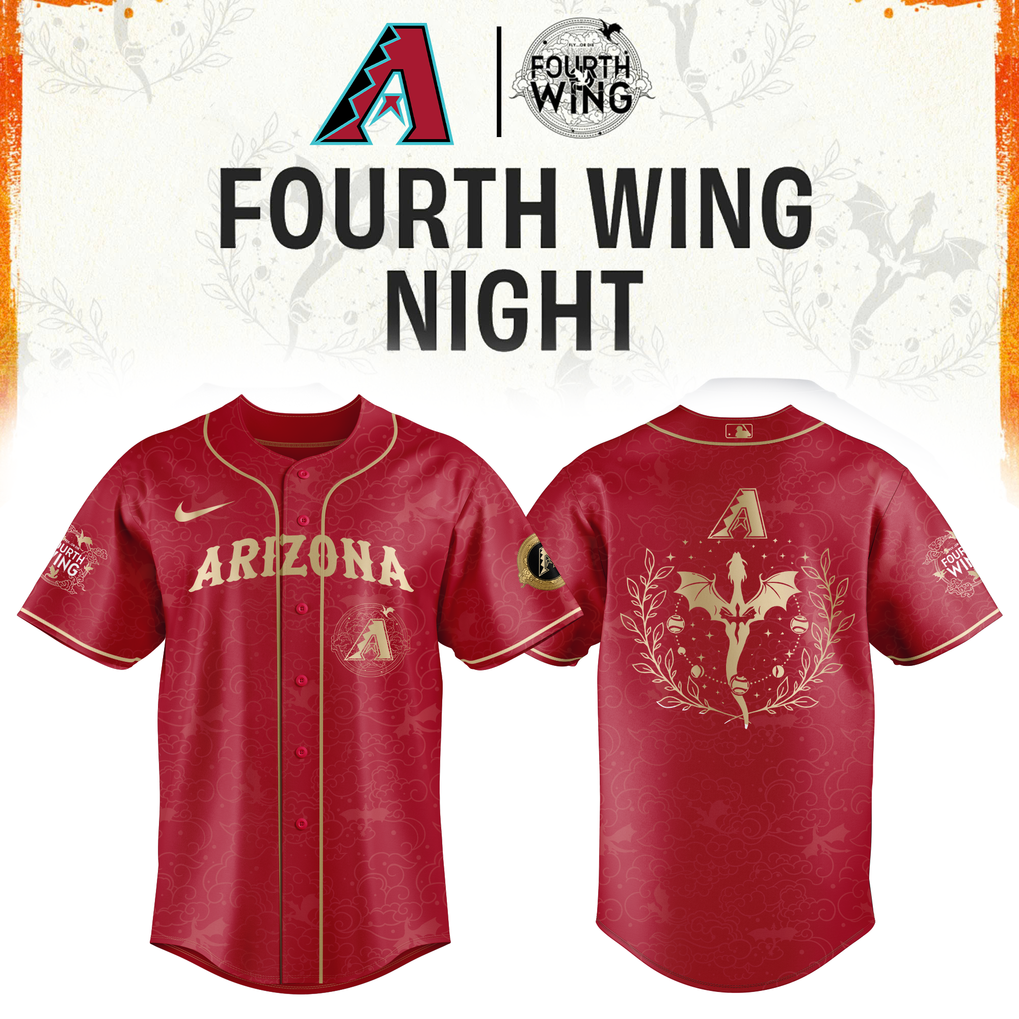 Arizona Diamondbacks Fourth Wings Night Limited Edition Jersey| Cap | Jogger