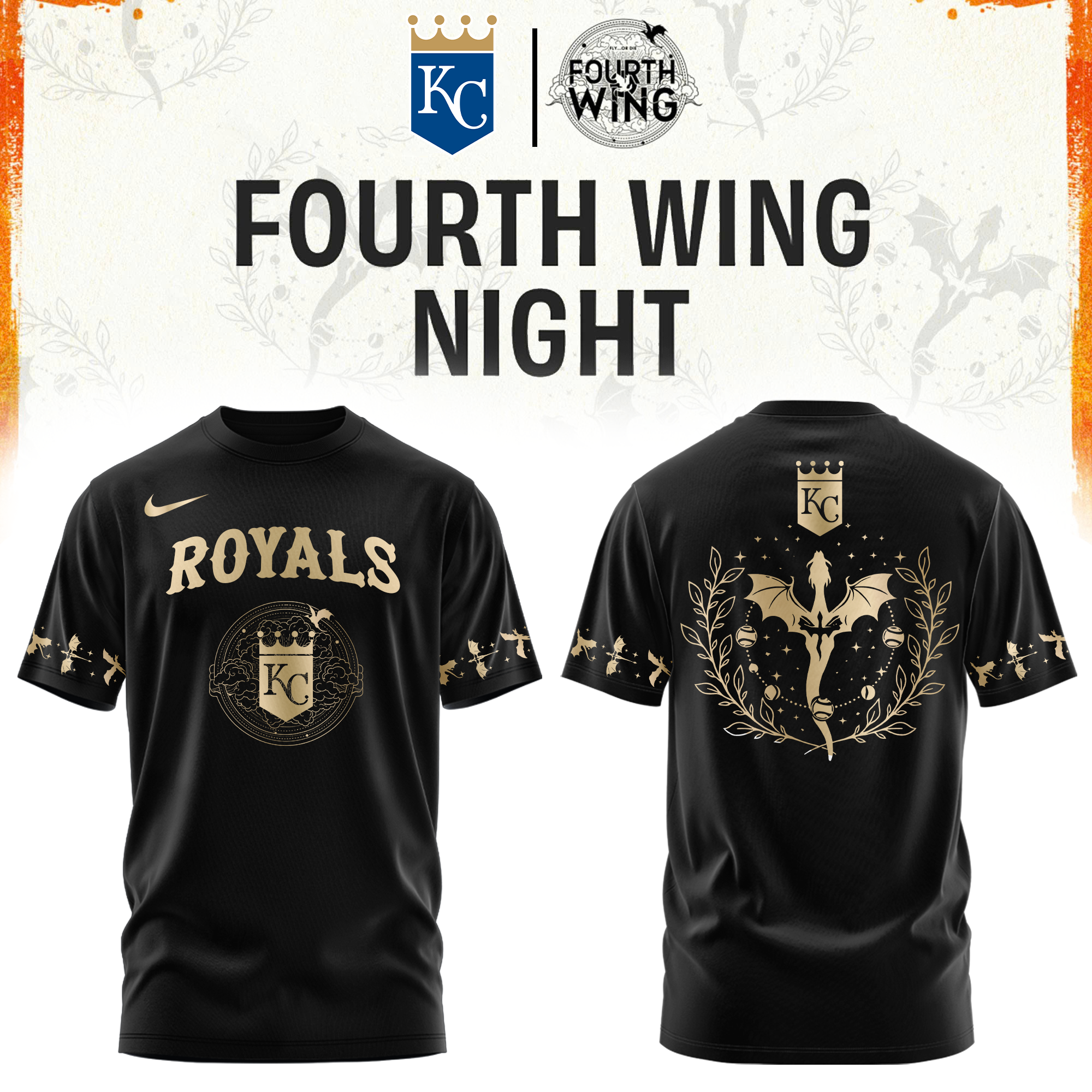 Kansas City Royals Fourth Wings Night Limited Edition Tshirt | Cap | Jogger