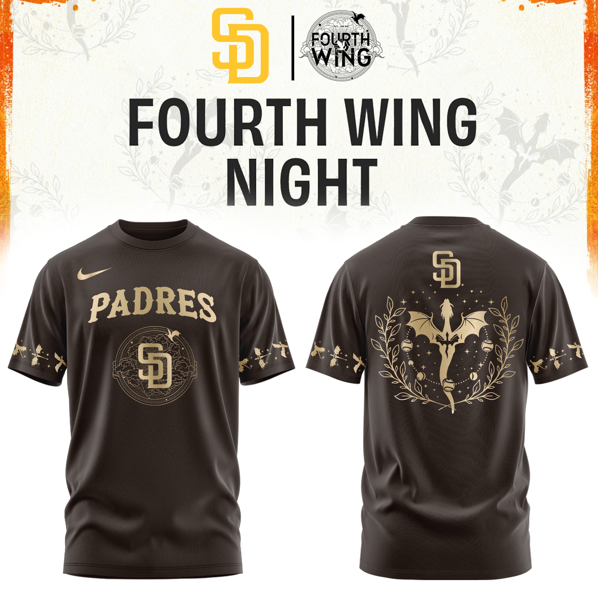 San Diego Padres Fourth Wings Night Limited Edition Tshirt | Cap | Jogger