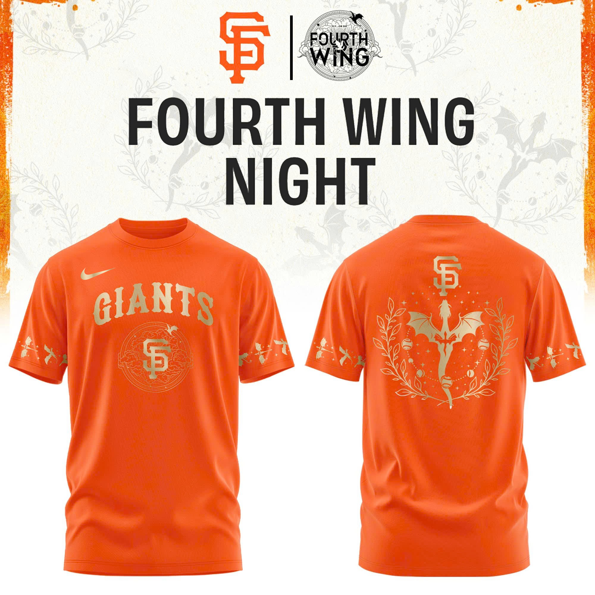 San Francisco Giants Fourth Wings Night Limited Edition Tshirt | Cap | Jogger