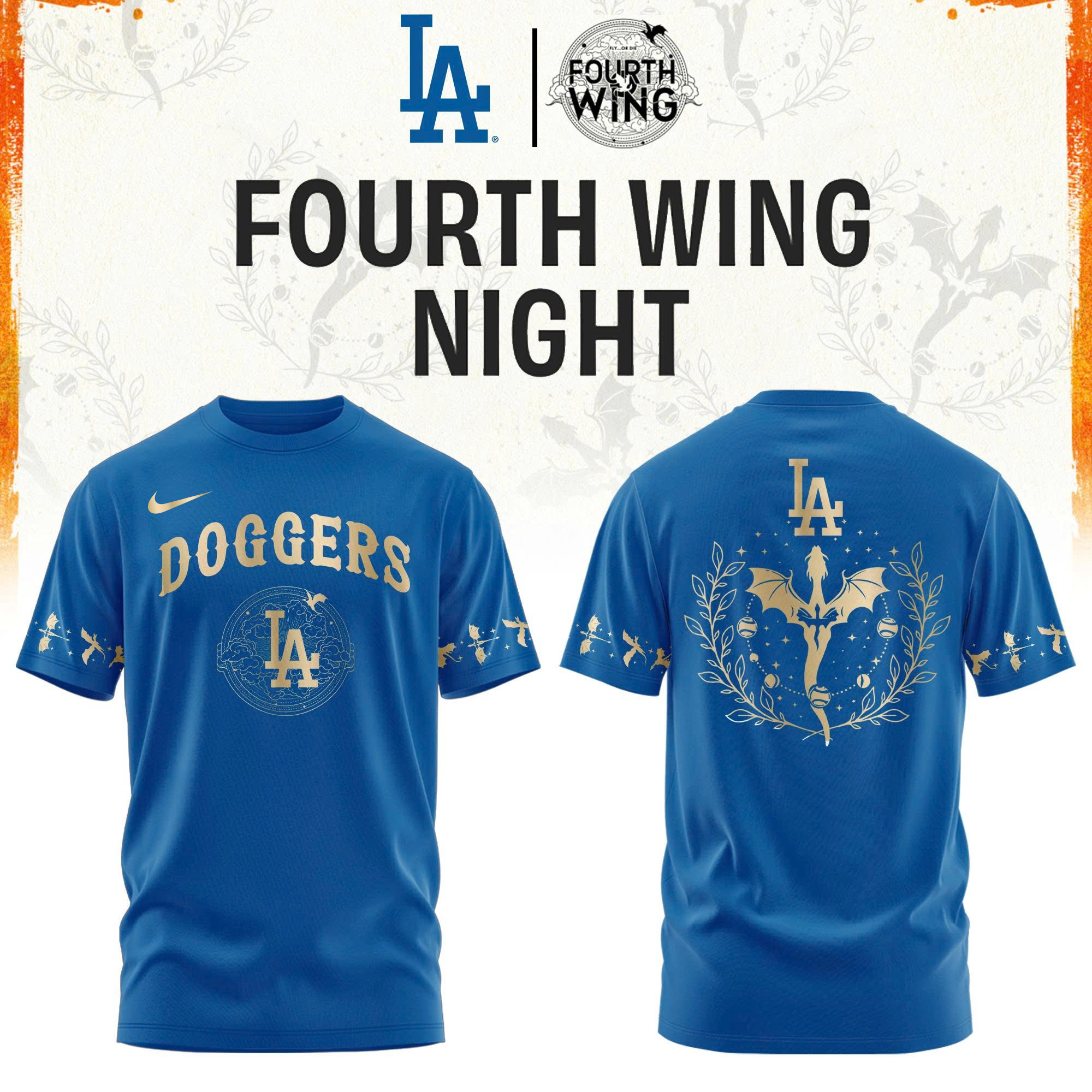 Los Angeles Dodgers Fourth Wings Night Limited Edition Tshirt