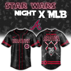 Atlanta Braves x Star Wars Night 2025 Baseball Jersey