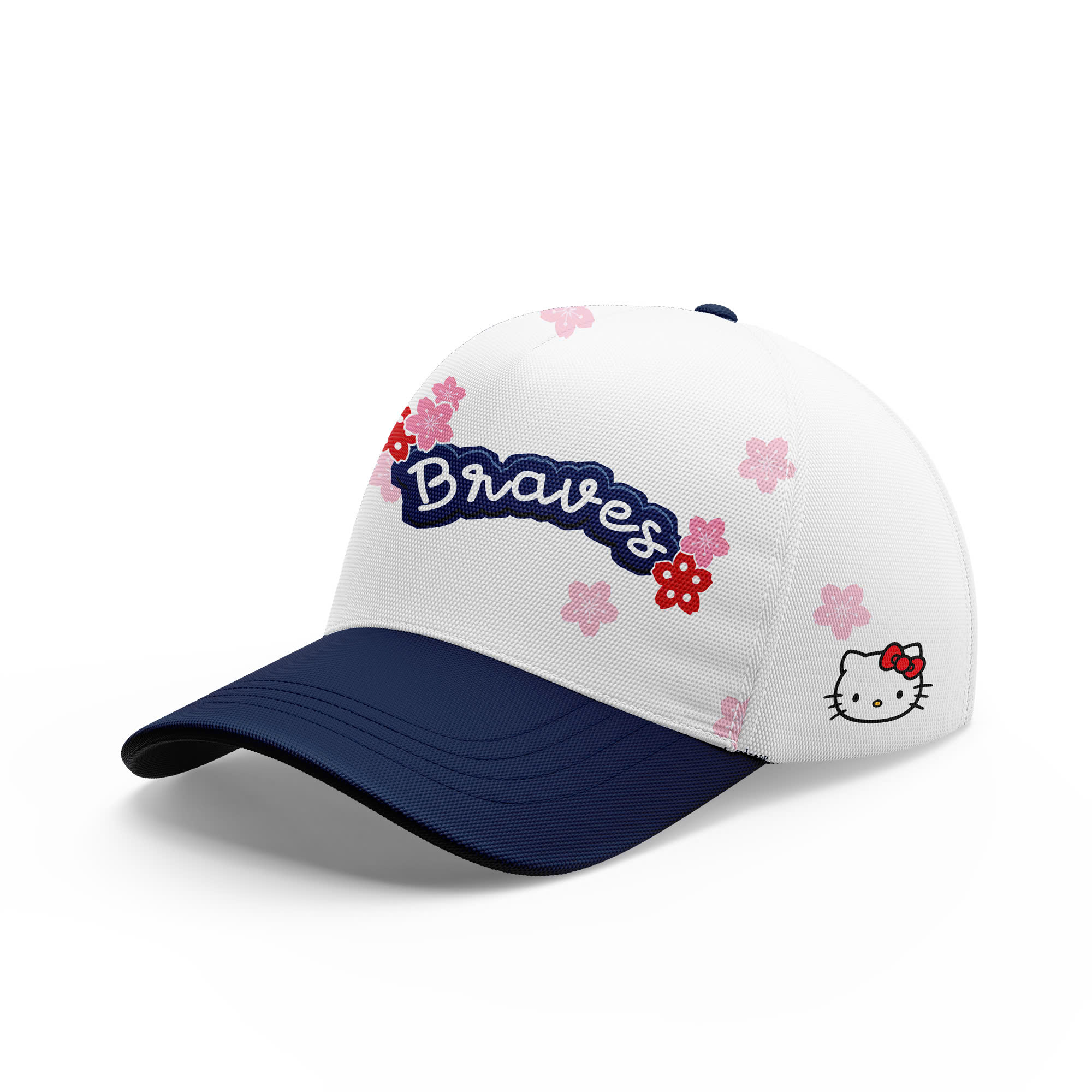 Atlanta Braves x Hello Kitty 2025 Jersey | Navy - Image 3