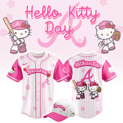 Atlanta Braves x Hello Kitty 2025 Jersey | Pink (Copy)