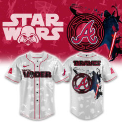 Atlanta Braves x Star Wars Night 2025 Baseball Jersey v2