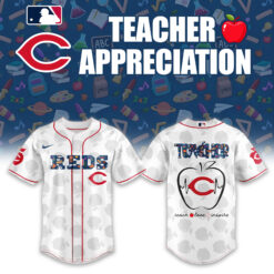 Cincinnati Reds TEACHER Baseball Jersey Combo v2