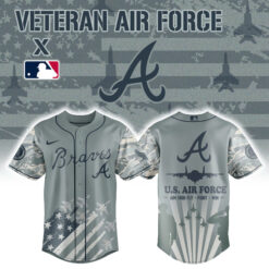 Atlanta Braves x Veteran U.S Air Force 2025 Baseball Jersey