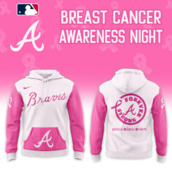Atlanta Braves Cancer Awareness Day Hoodie | Jogger | Cap