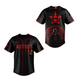 Alternative view of Houston Astros Stars Wars 2025 Baseball Jersey Combo