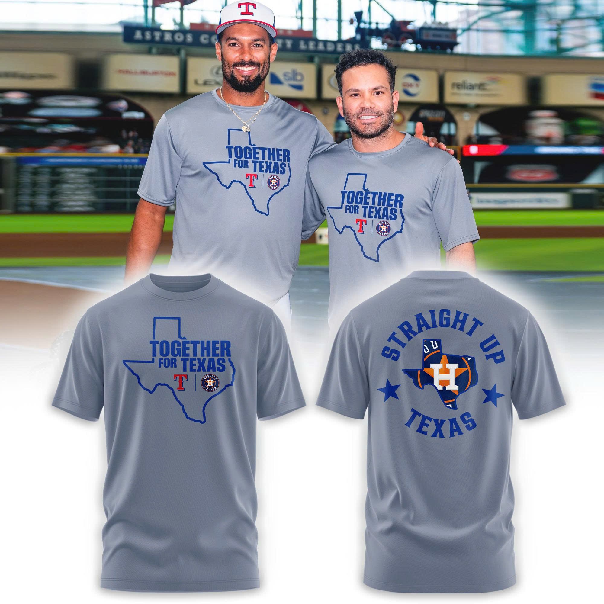 Houston Astros Together For Texas Combo Tshirt | Jogger | Cap V2