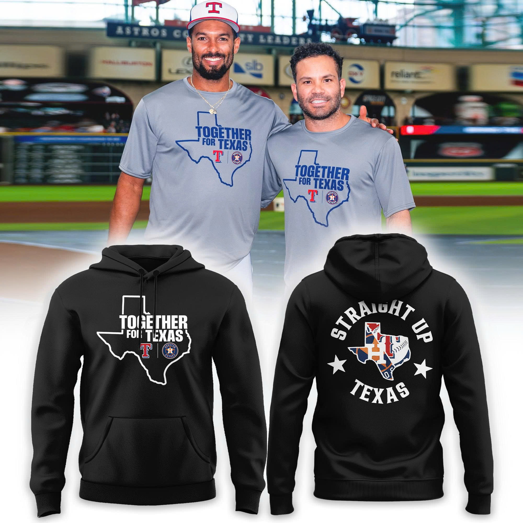 Together For Texas Combo Hoodie | Jogger | Cap V2