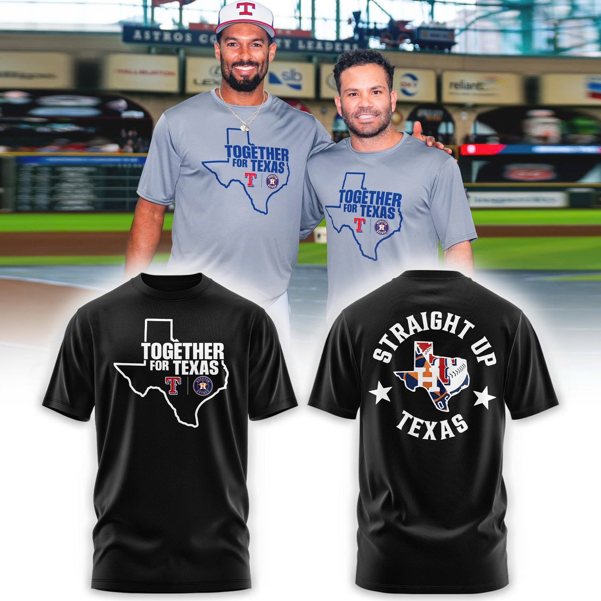 Together For Texas Combo Tshirt | Jogger | Cap V3