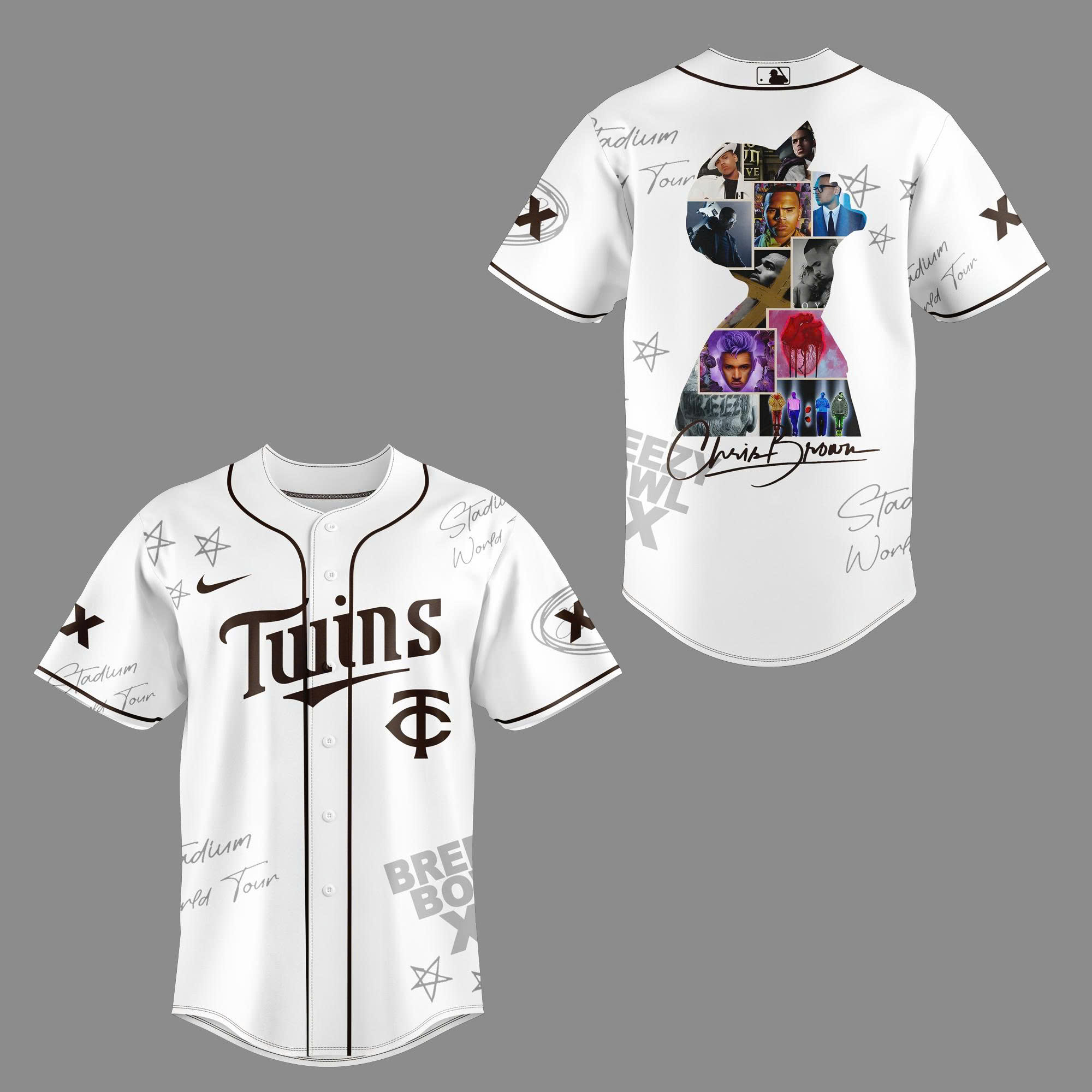 Minnesota Twins x Breezy Bowl XX Baseball Jersey Combo v3 - Image 2
