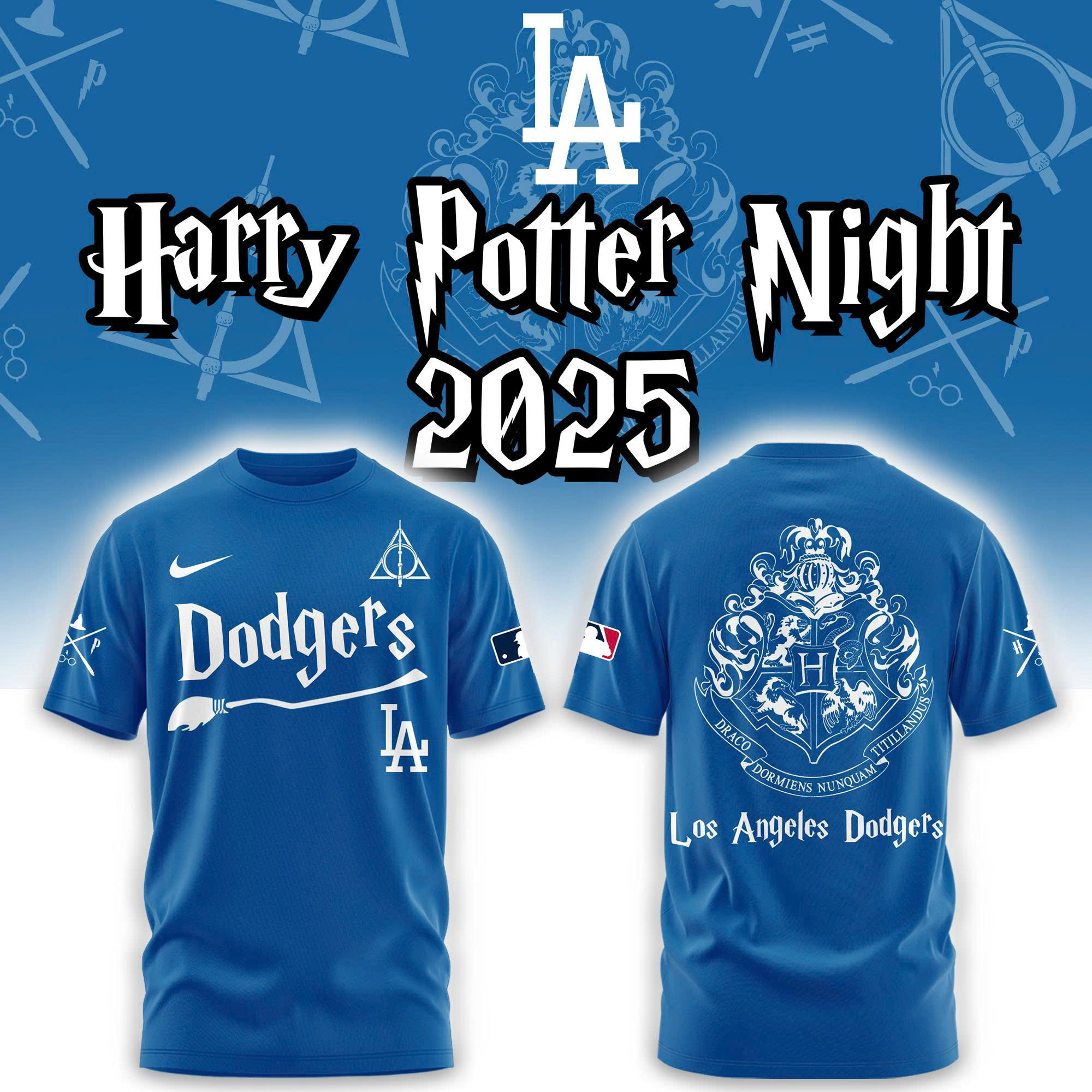 Los Angeles Dodgers Harry Potter 2025 Combo Tshirt | Jogger | Cap