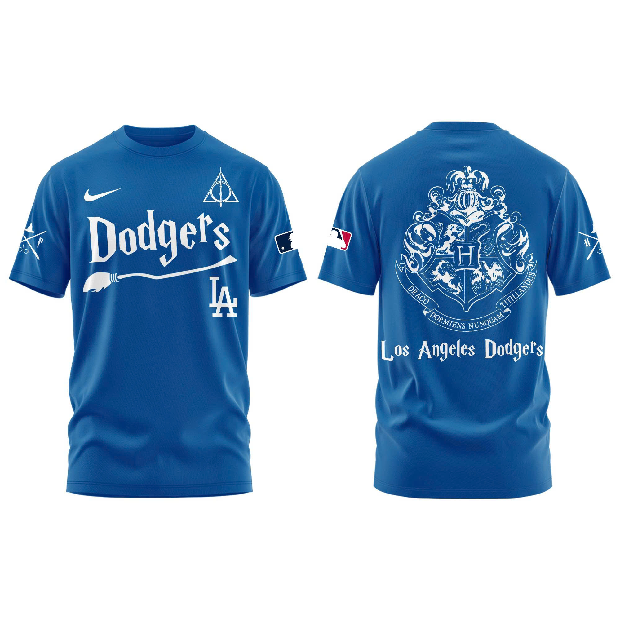 Los Angeles Dodgers Harry Potter 2025 Combo Tshirt | Jogger | Cap - Image 2
