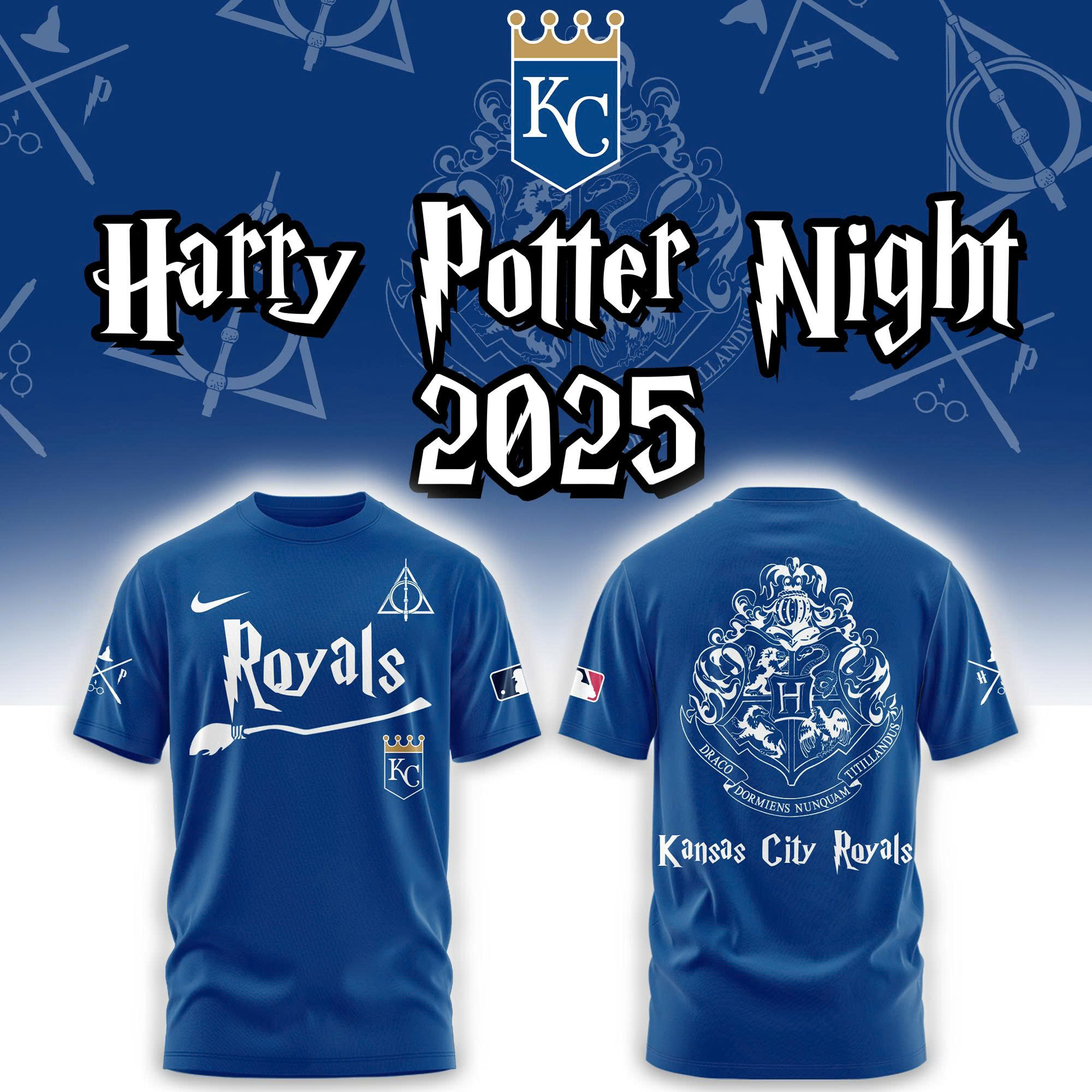 Kansas City Royals x Harry Potter Combo Tshirt | Jogger | Cap