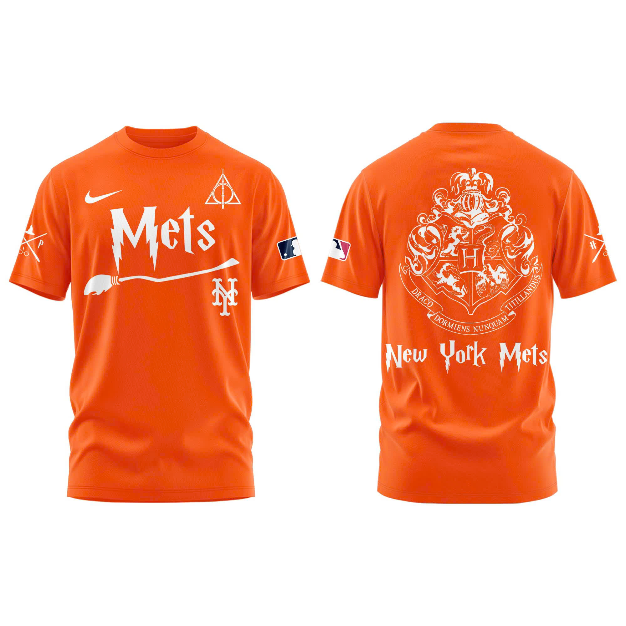 New York Mets x Harry Potter Combo Tshirt | Jogger | Cap - Image 2