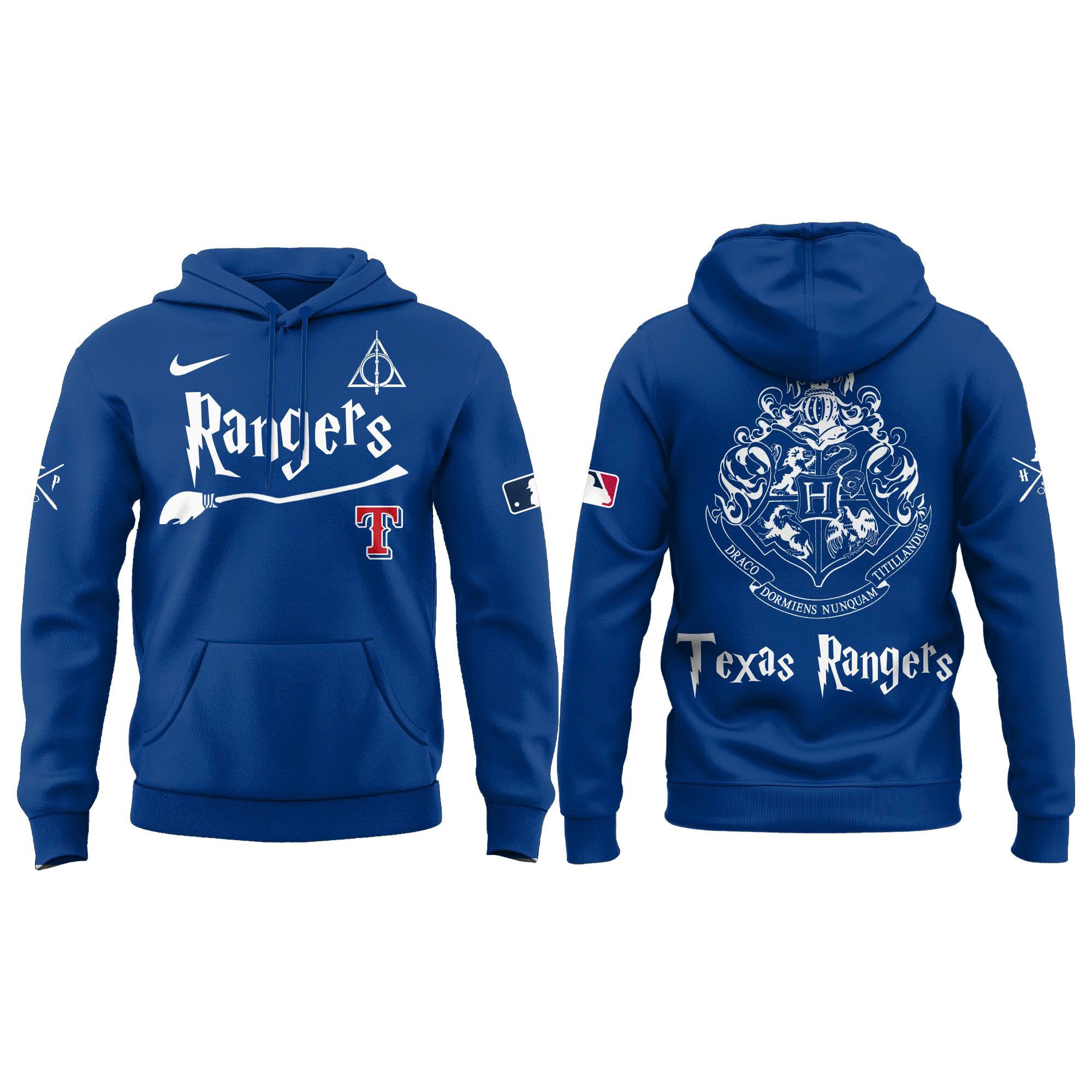 Texas Rangers x Harry Potter Hoodie | Jogger | Cap - Image 2