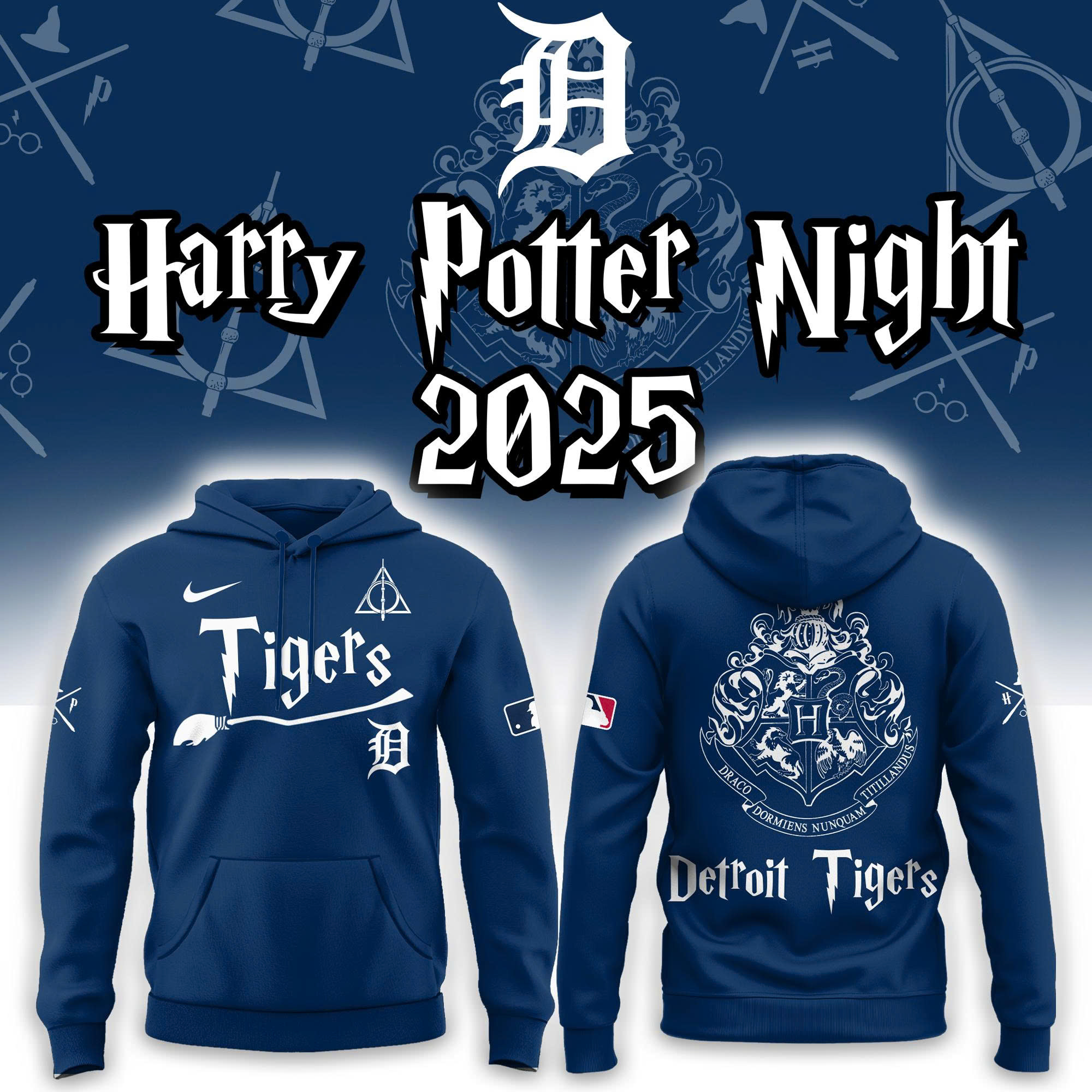 Detroit Tigers Harry Potter 2025 Hoodie | Jogger | Cap