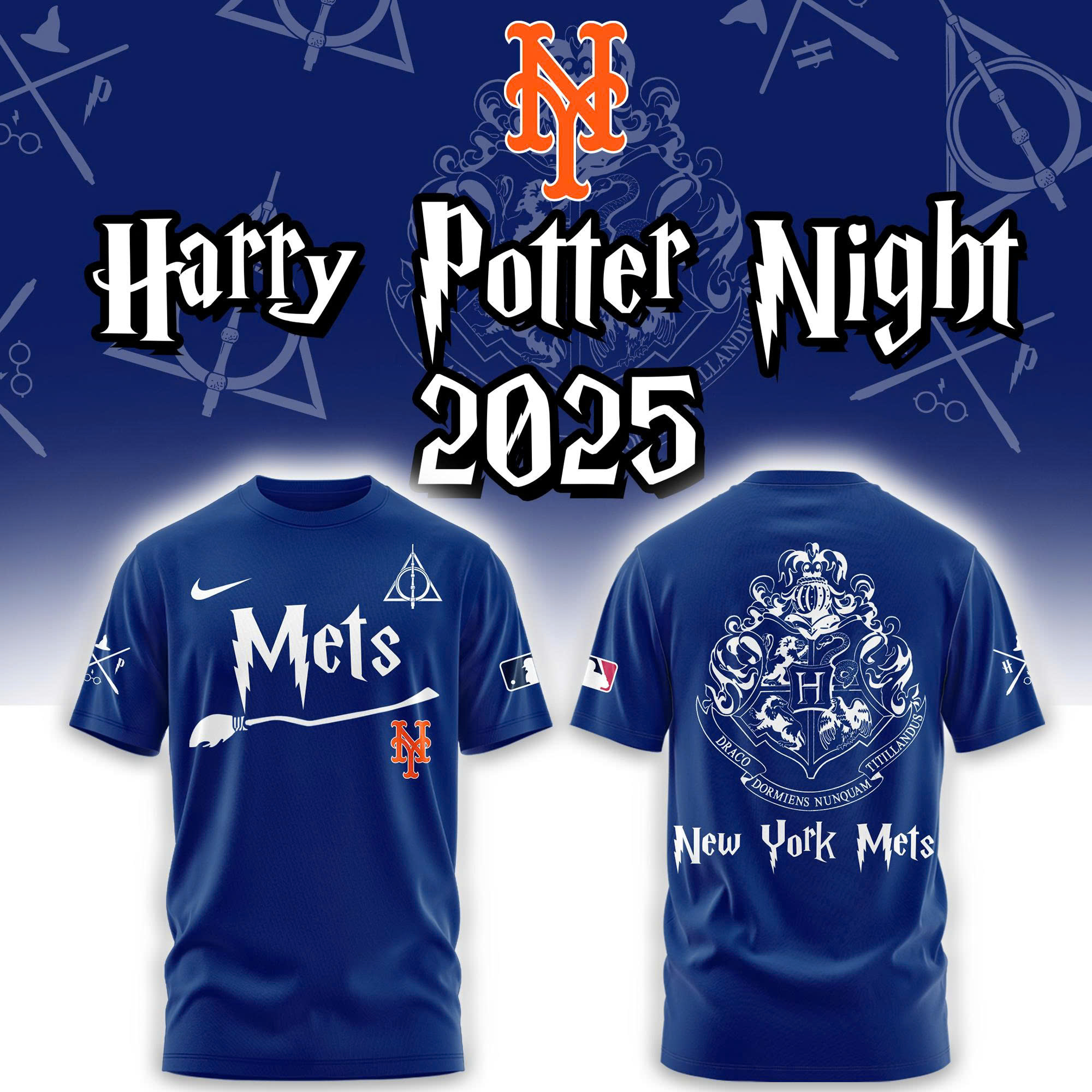 New York Mets Harry Potter 2025 Combo Tshirt | Jogger | Cap