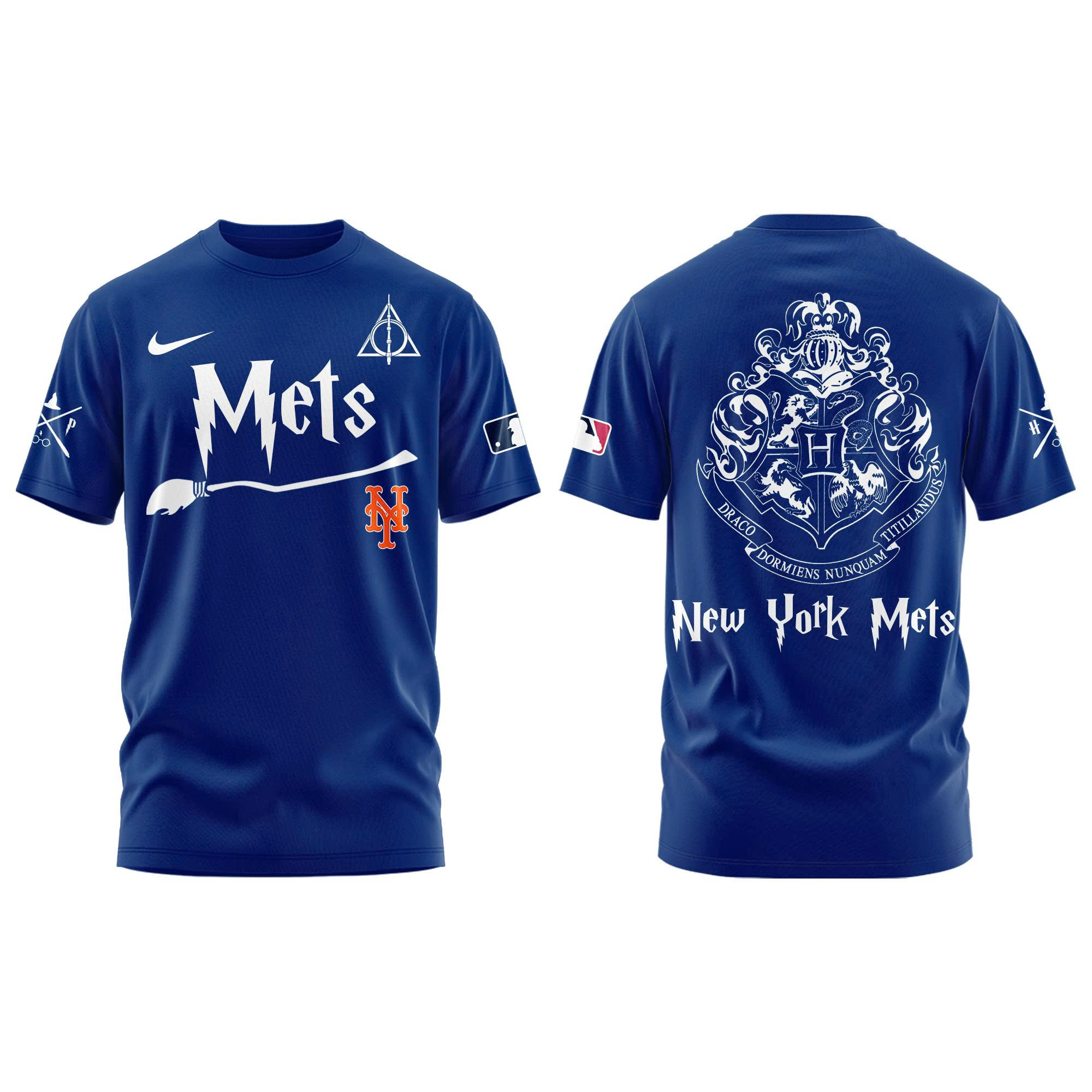 New York Mets Harry Potter 2025 Combo Tshirt | Jogger | Cap - Image 2