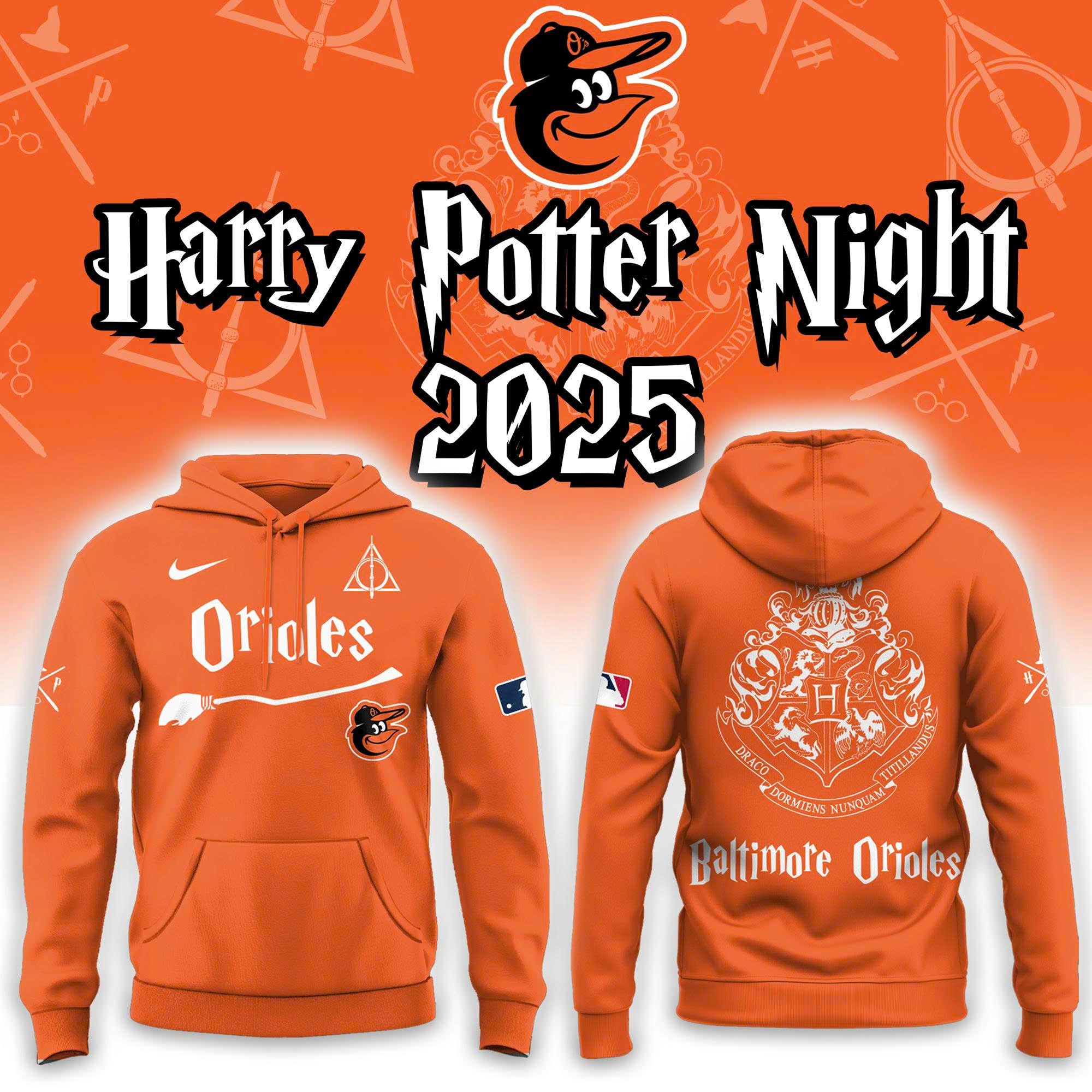 Baltimore Orioles x Harry Potter Hoodie | Jogger | Cap