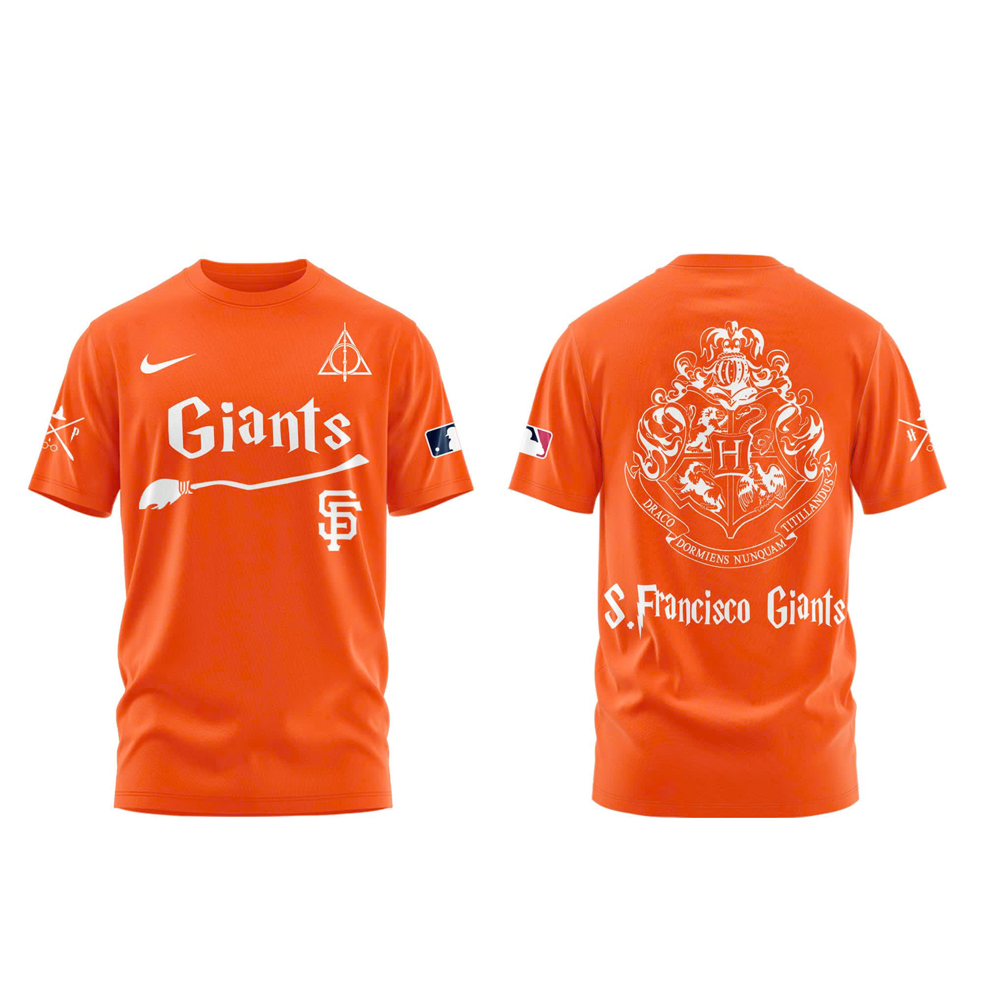 San Francisco Giants x Harry Potter Combo Tshirt | Jogger | Cap - Image 2