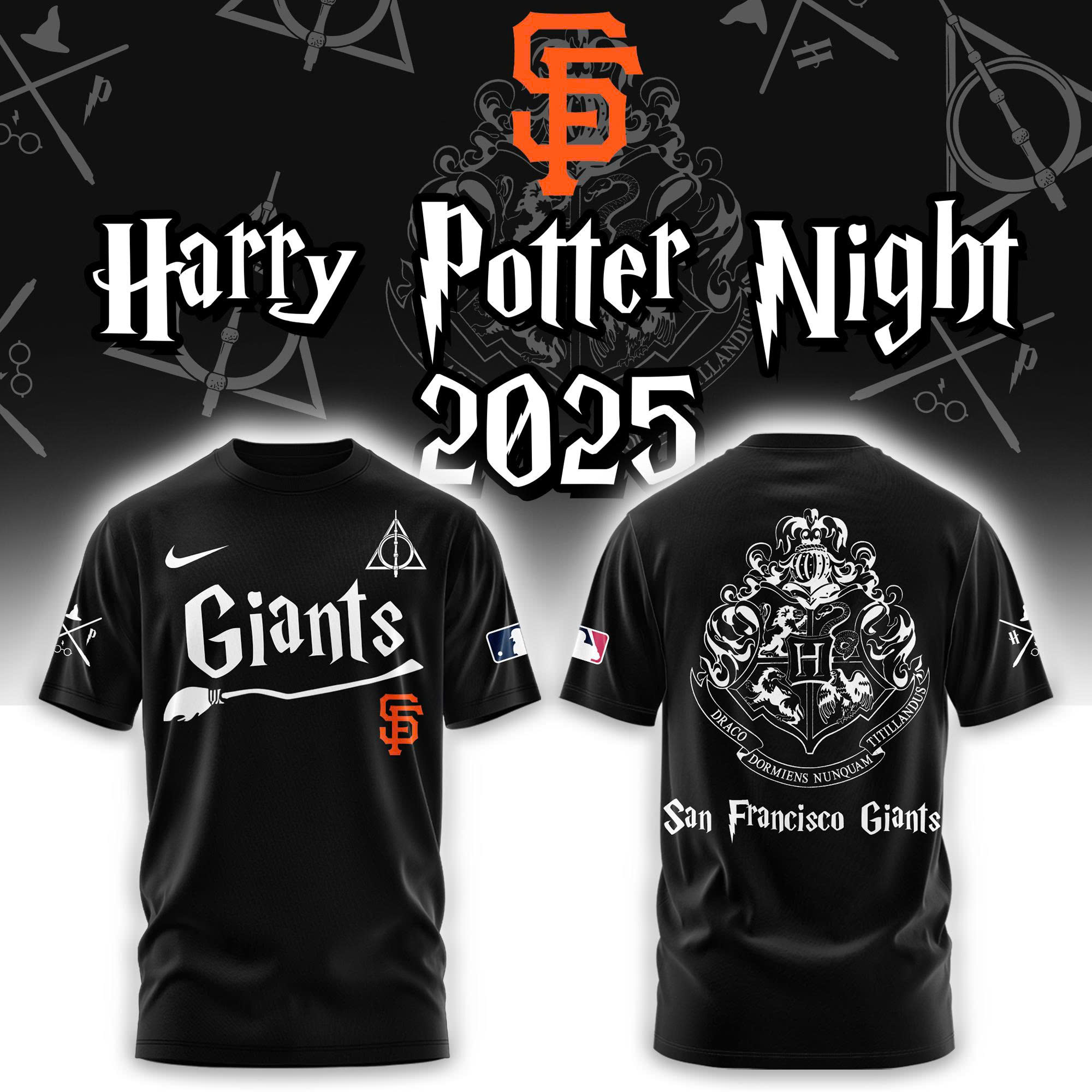 San Francisco Giants x Harry Potter Combo Tshirt | Jogger | Cap