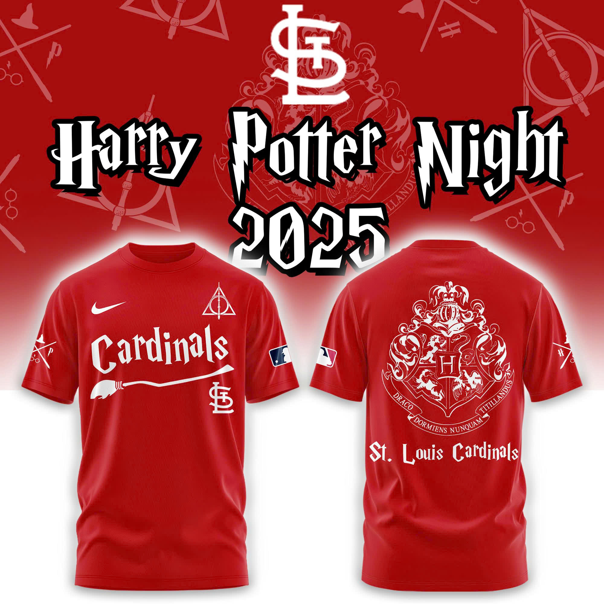 St.Louis Cardinals x Harry Potter Combo Tshirt | Jogger | Cap