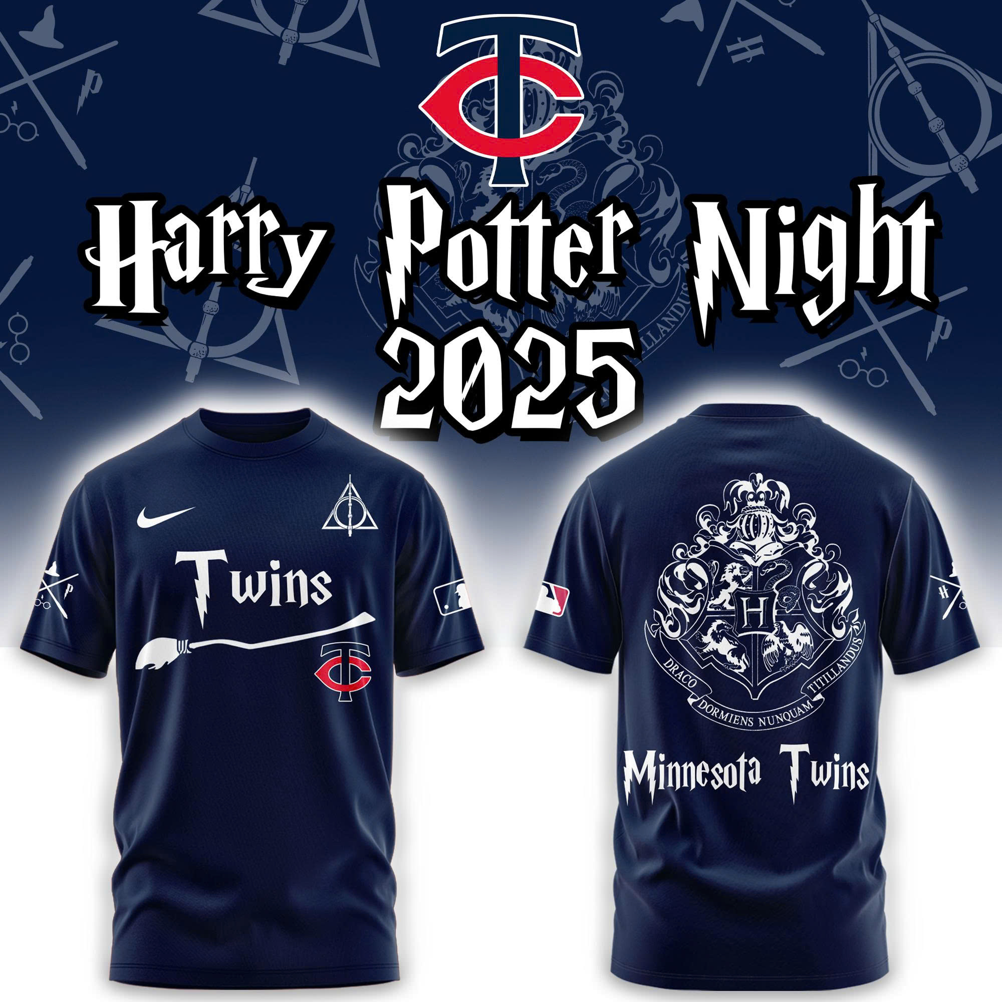 Minnesota Twins x Harry Potter Combo Tshirt | Jogger | Cap