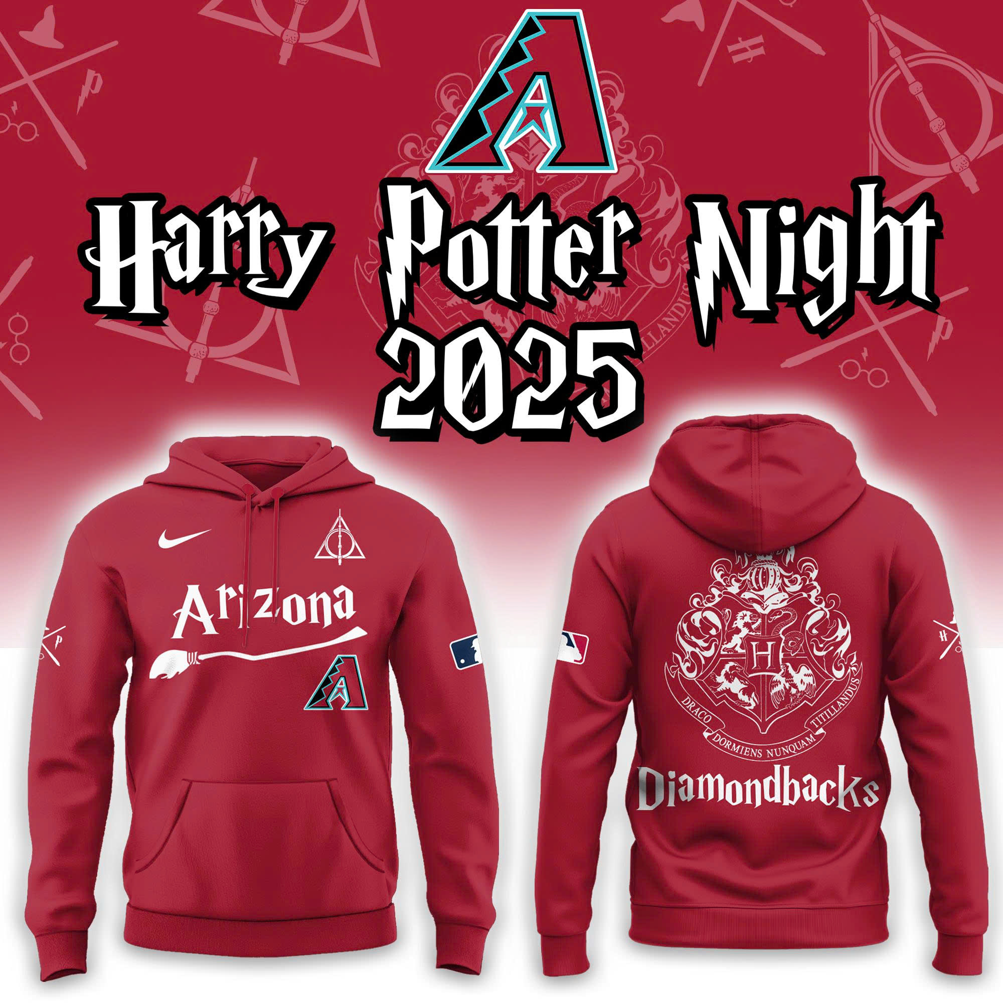 Arizona Diamondbacks Harry Potter 2025 Hoodie | Jogger | Cap