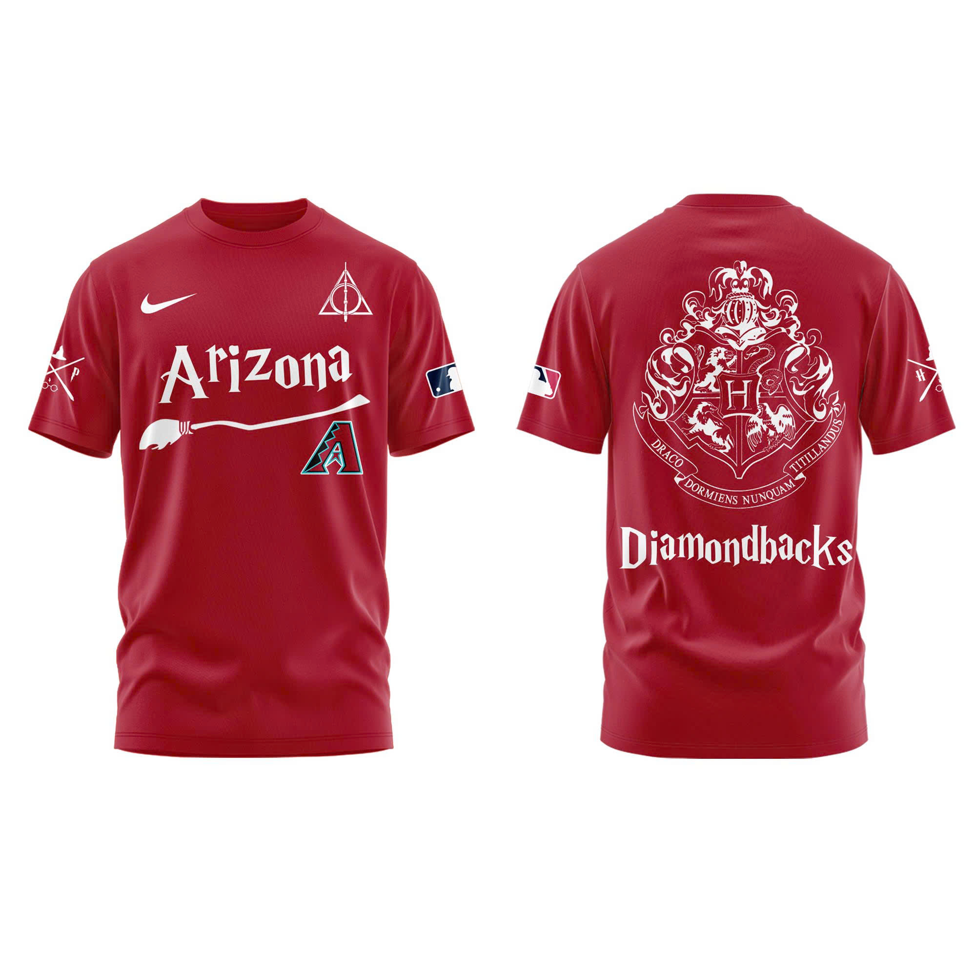 Arizona Diamondbacks Harry Potter 2025 Combo Tshirt | Jogger | Cap - Image 2