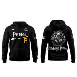 Alternative view of Pittsburgh Pirates x Harry Potter Black Hoodie | Jogger | Cap